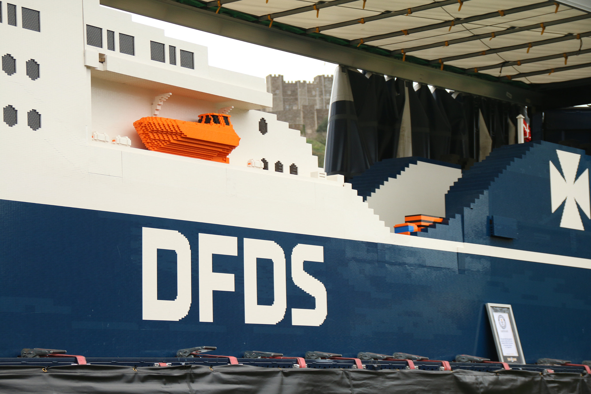 Sigma 18-125mm F3.8-5.6 DC OS HSM sample photo. Worlds largest lego ship photography