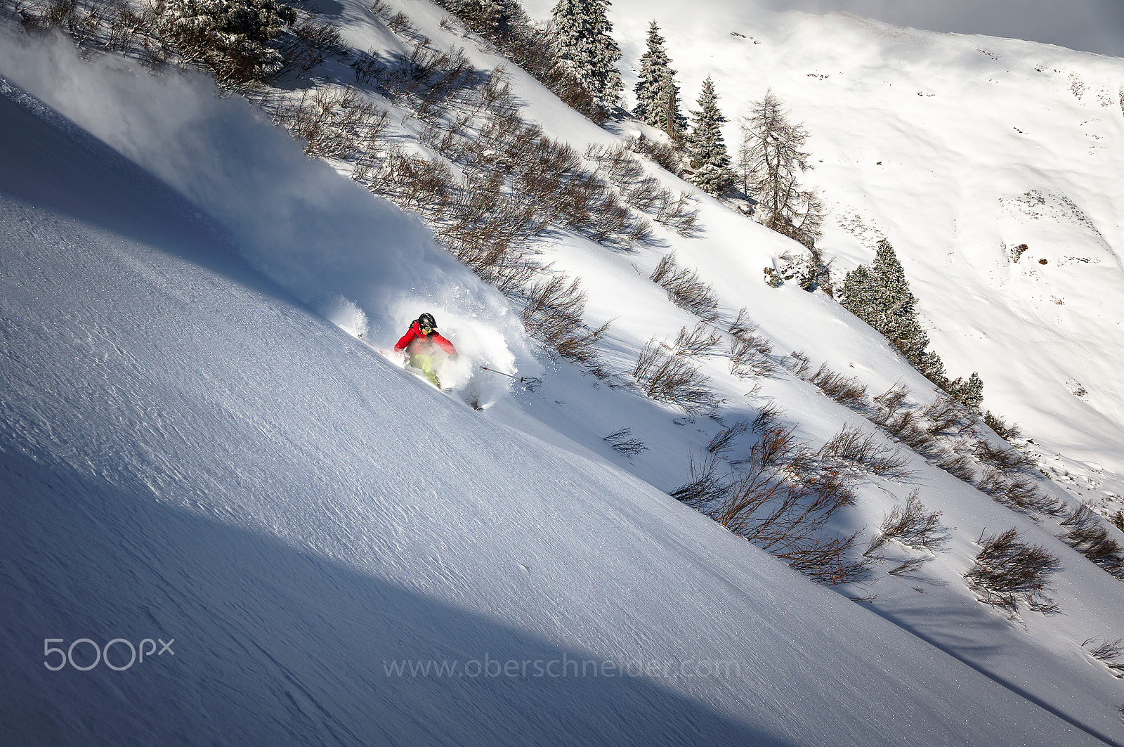 Sony DT 18-135mm F3.5-5.6 SAM sample photo. Powder skiing in austria photography