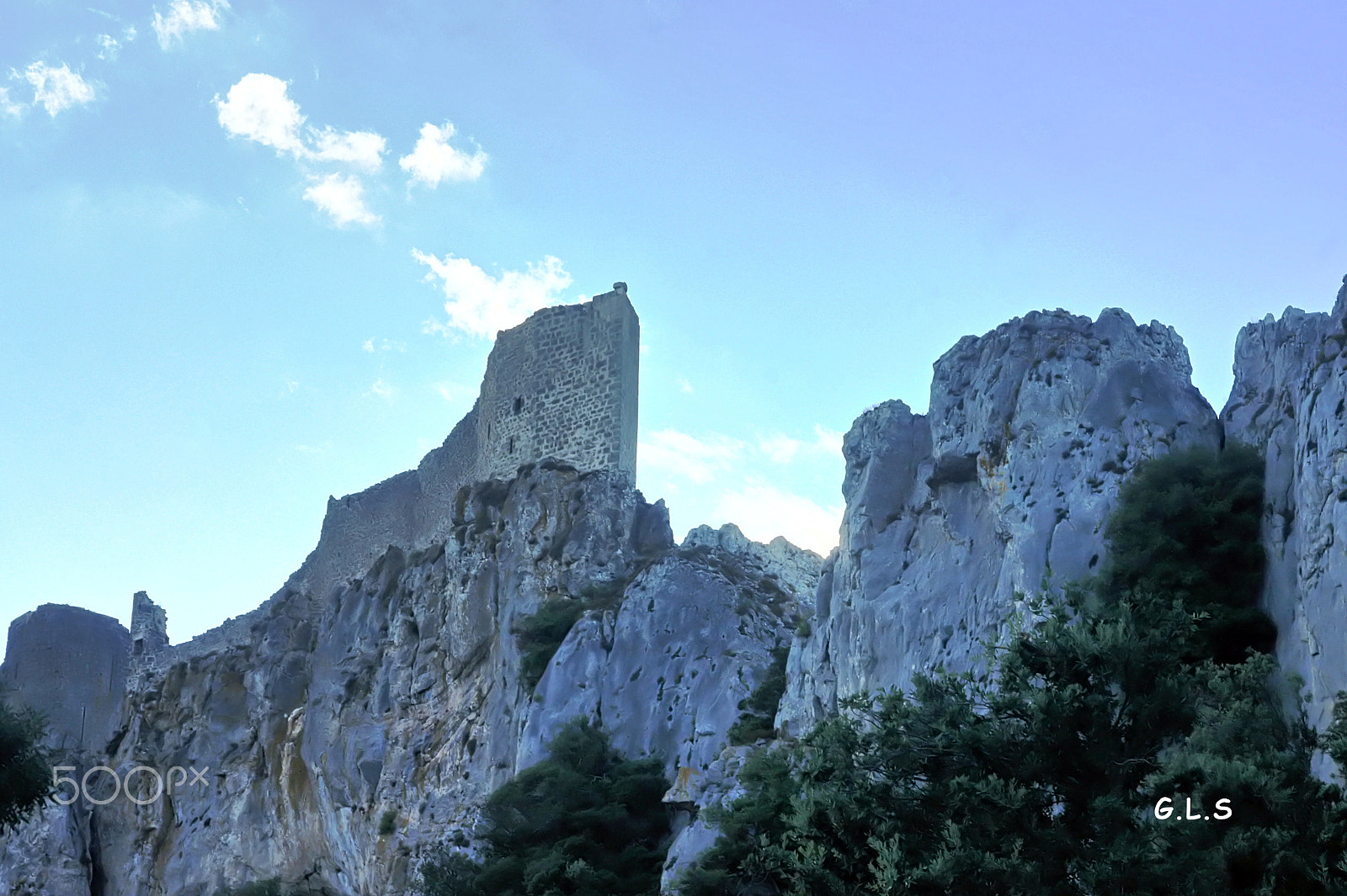 Sony Alpha DSLR-A550 sample photo. Peyrepertuse photography