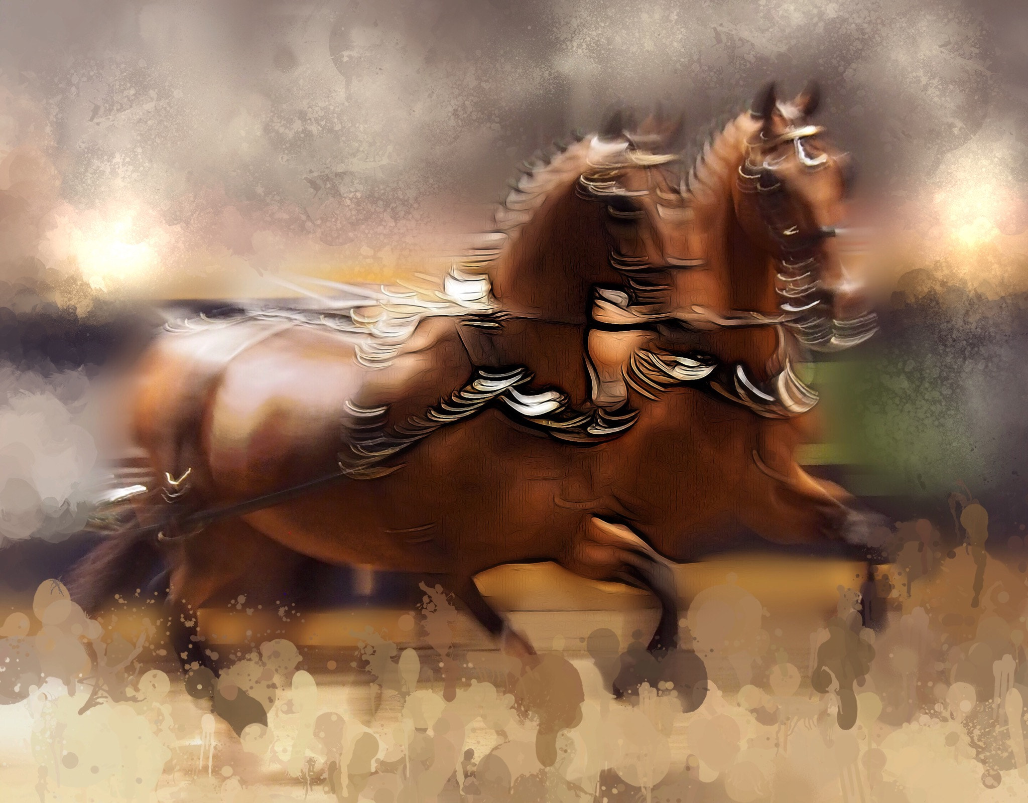 Olympus M.Zuiko Digital ED 14-150mm F4-5.6 sample photo. Carriage horses at the royal winter fair photography