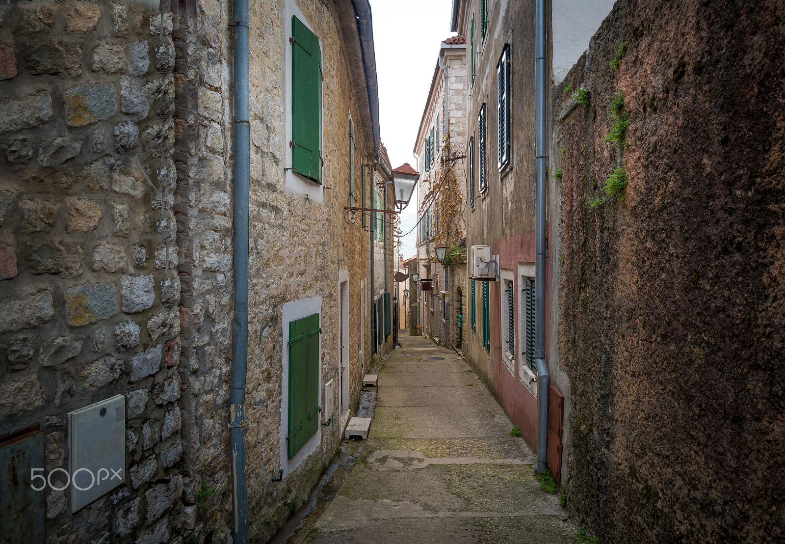 Nikon D3S sample photo. Old streets of herceg novi old town photography