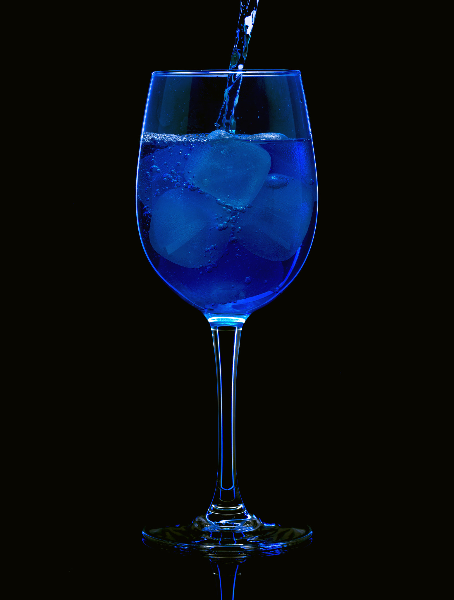 Nikon D610 sample photo. A glass of blue photography