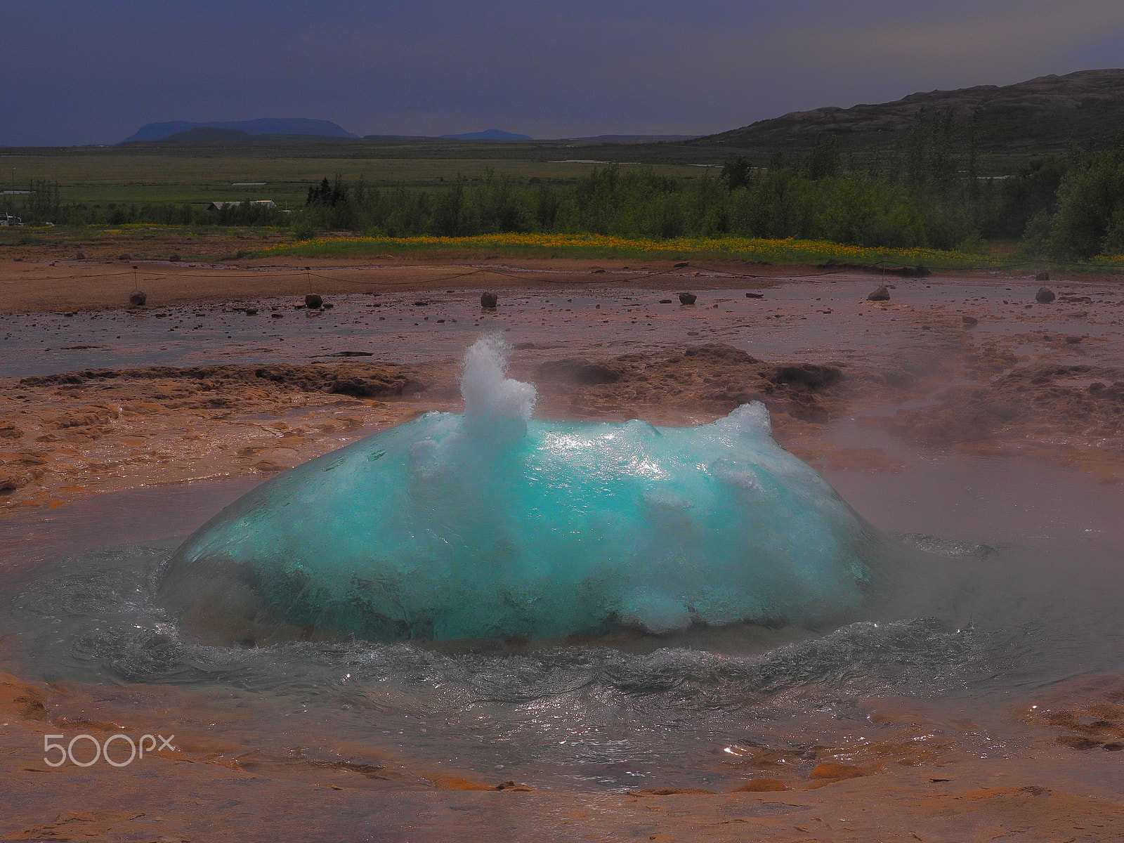 Olympus OM-D E-M10 sample photo. Strokkur 2 photography