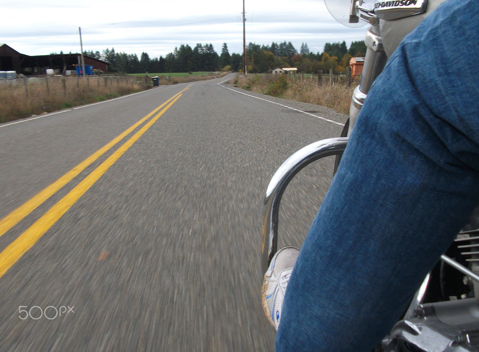Fujifilm A220 A230 sample photo. Jeans and a motorcycle photography