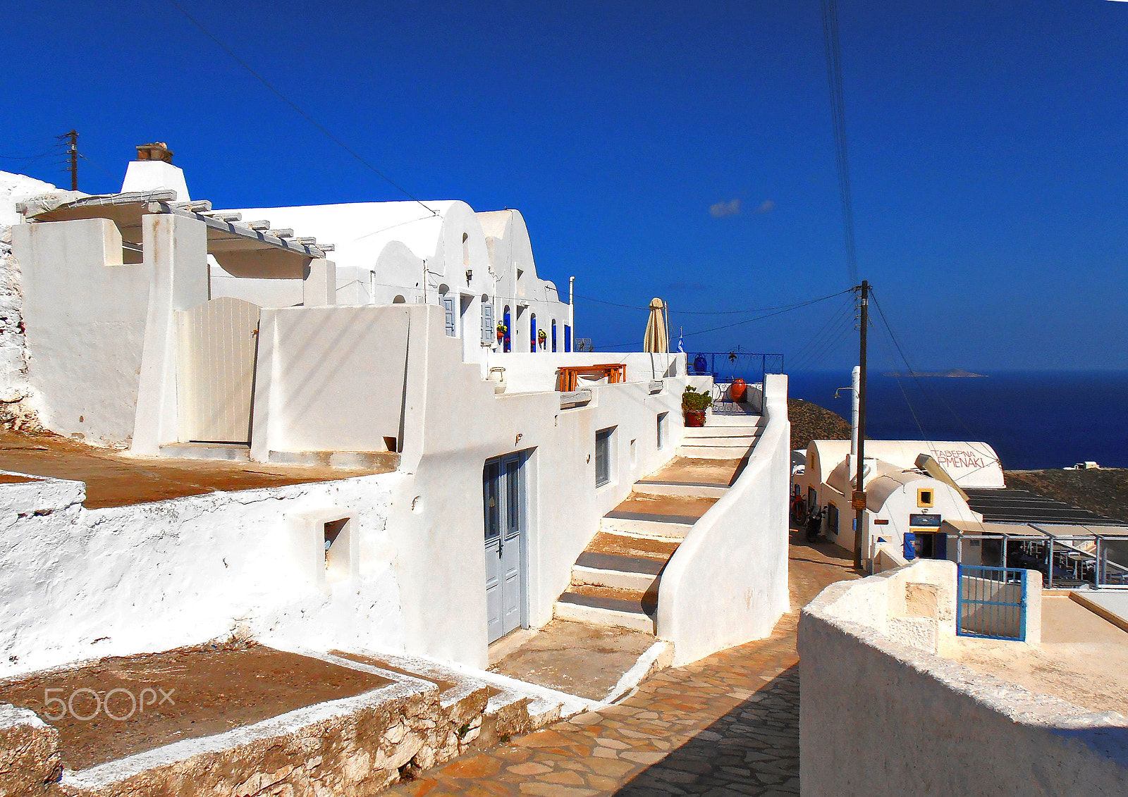 Olympus VR310,D720 sample photo. Anafi island (4) - chora photography