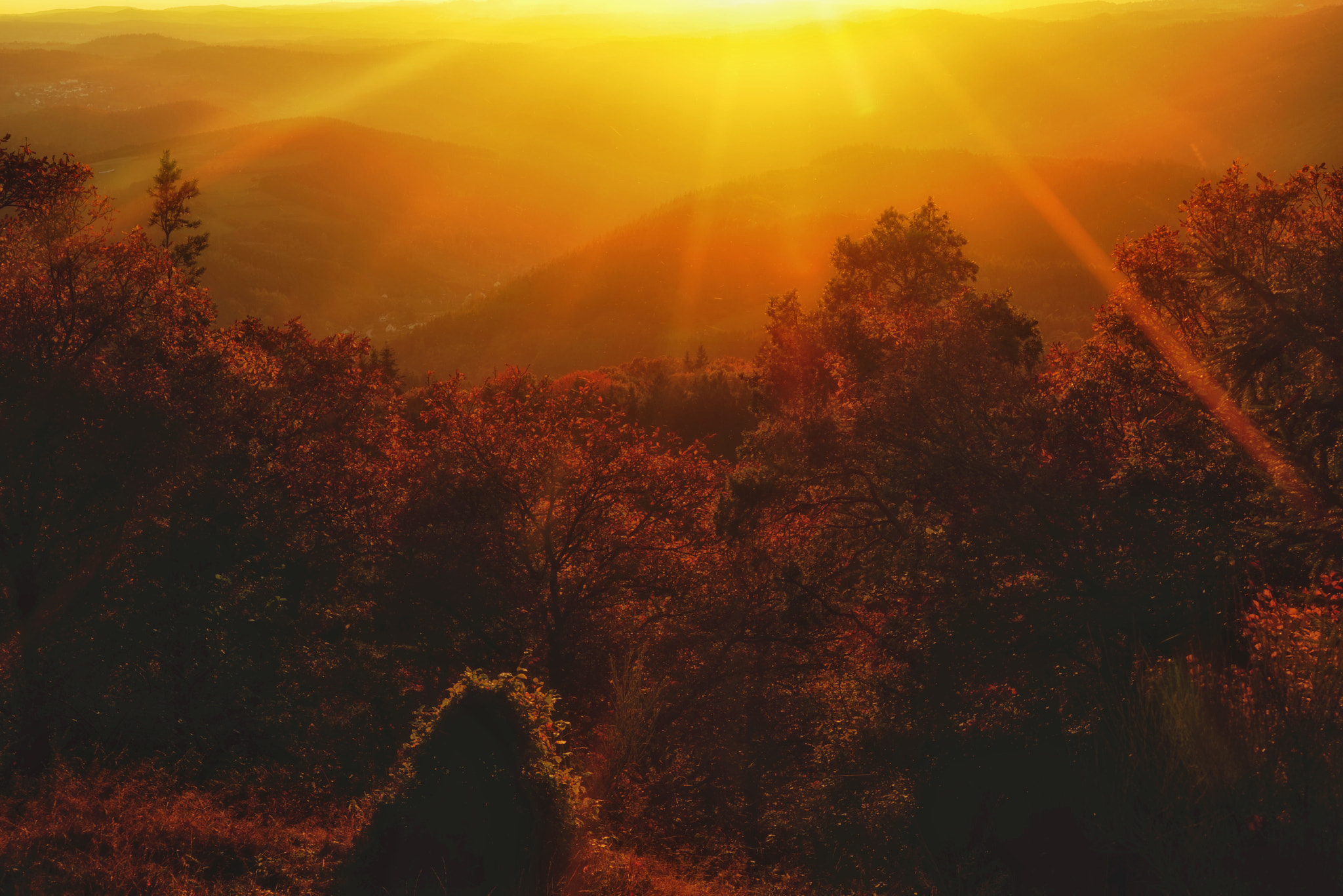 Sony a7R + Sony Vario Tessar T* FE 24-70mm F4 ZA OSS sample photo. Sunset photography