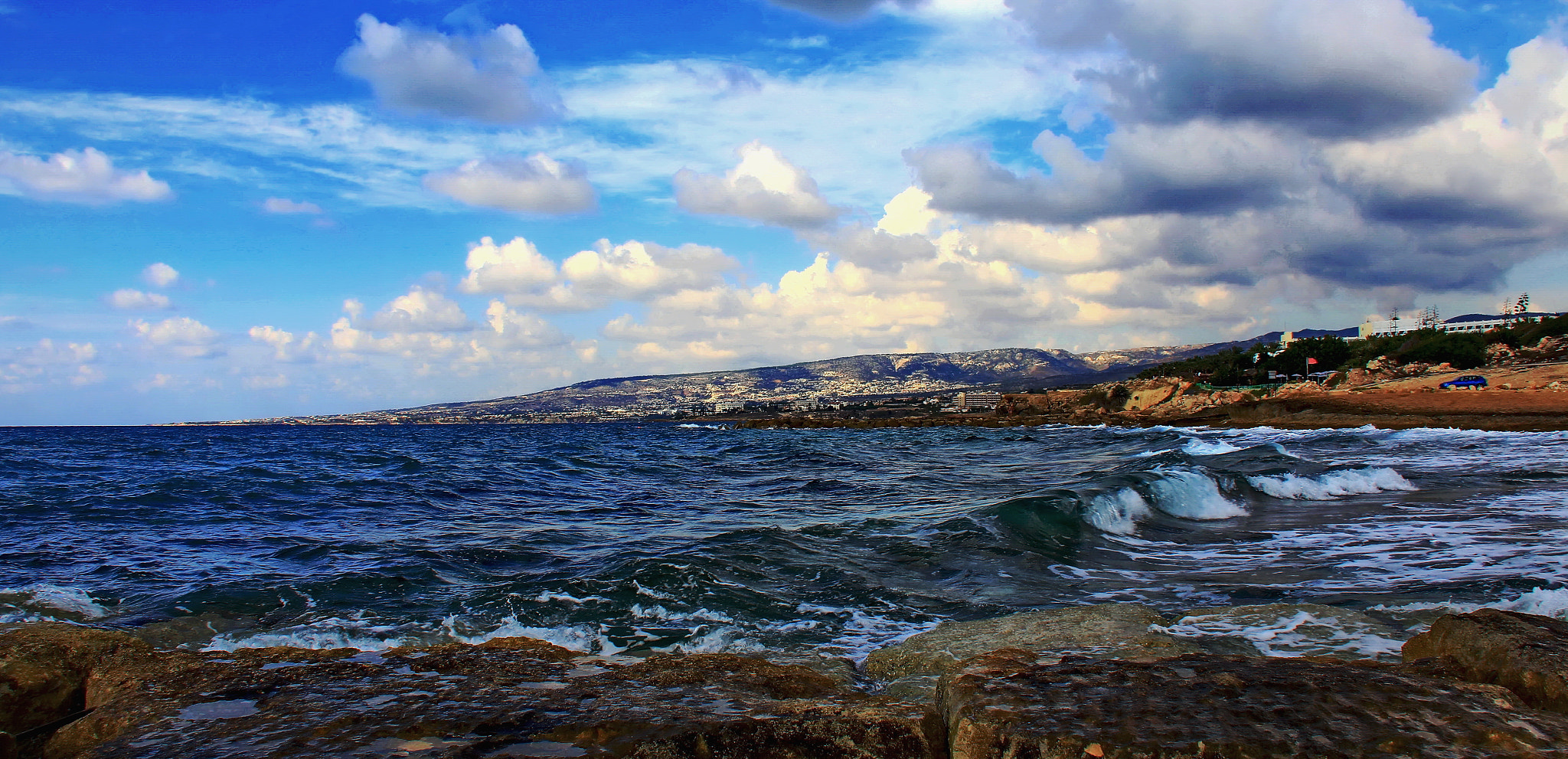 Canon EOS sample photo. Autumn sea photography