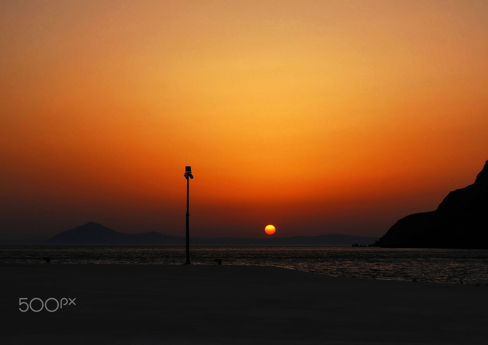 Olympus VR310,D720 sample photo. Anafi island (8) - the port photography