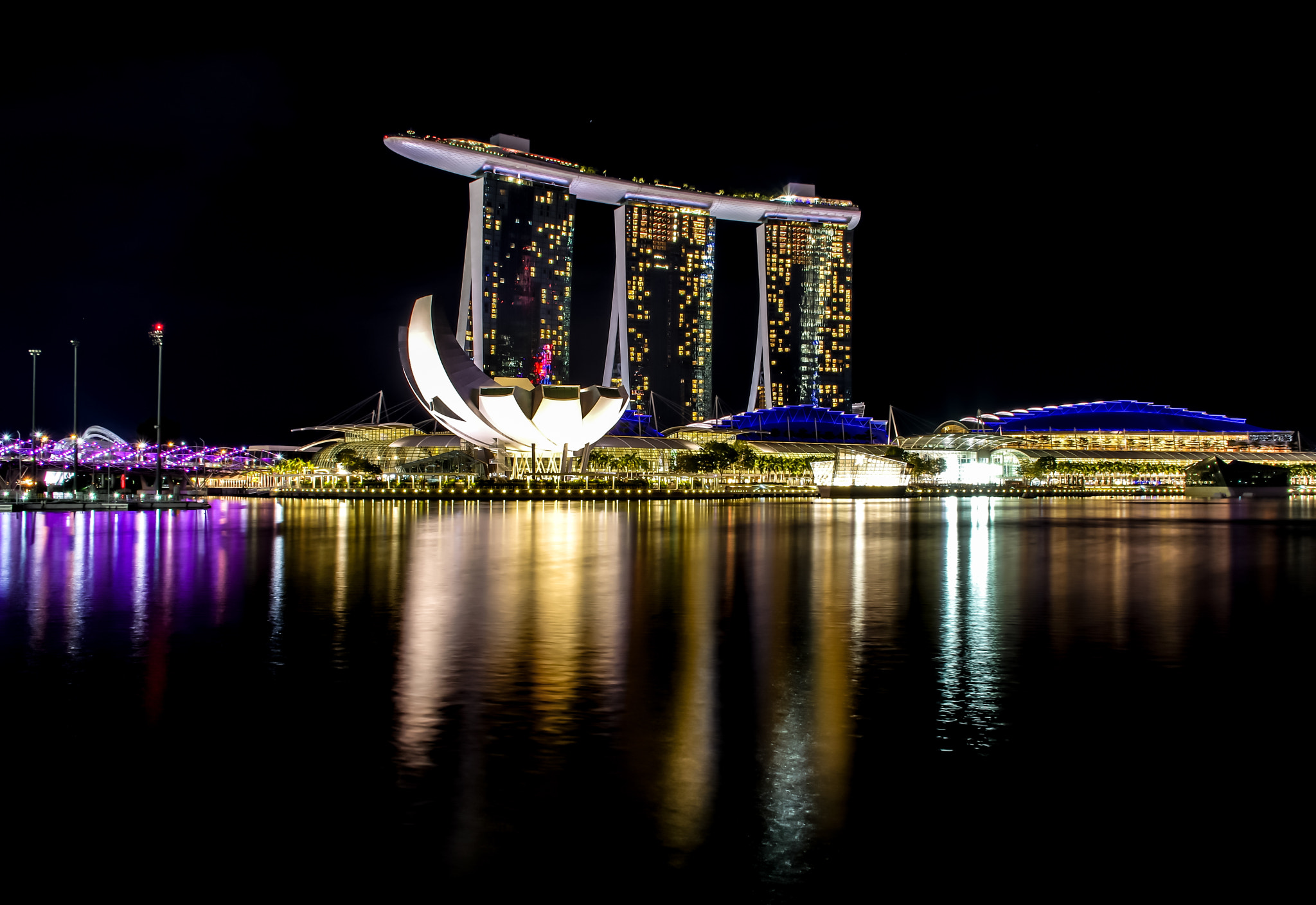 Pentax K-3 sample photo. Marina bay singapore photography