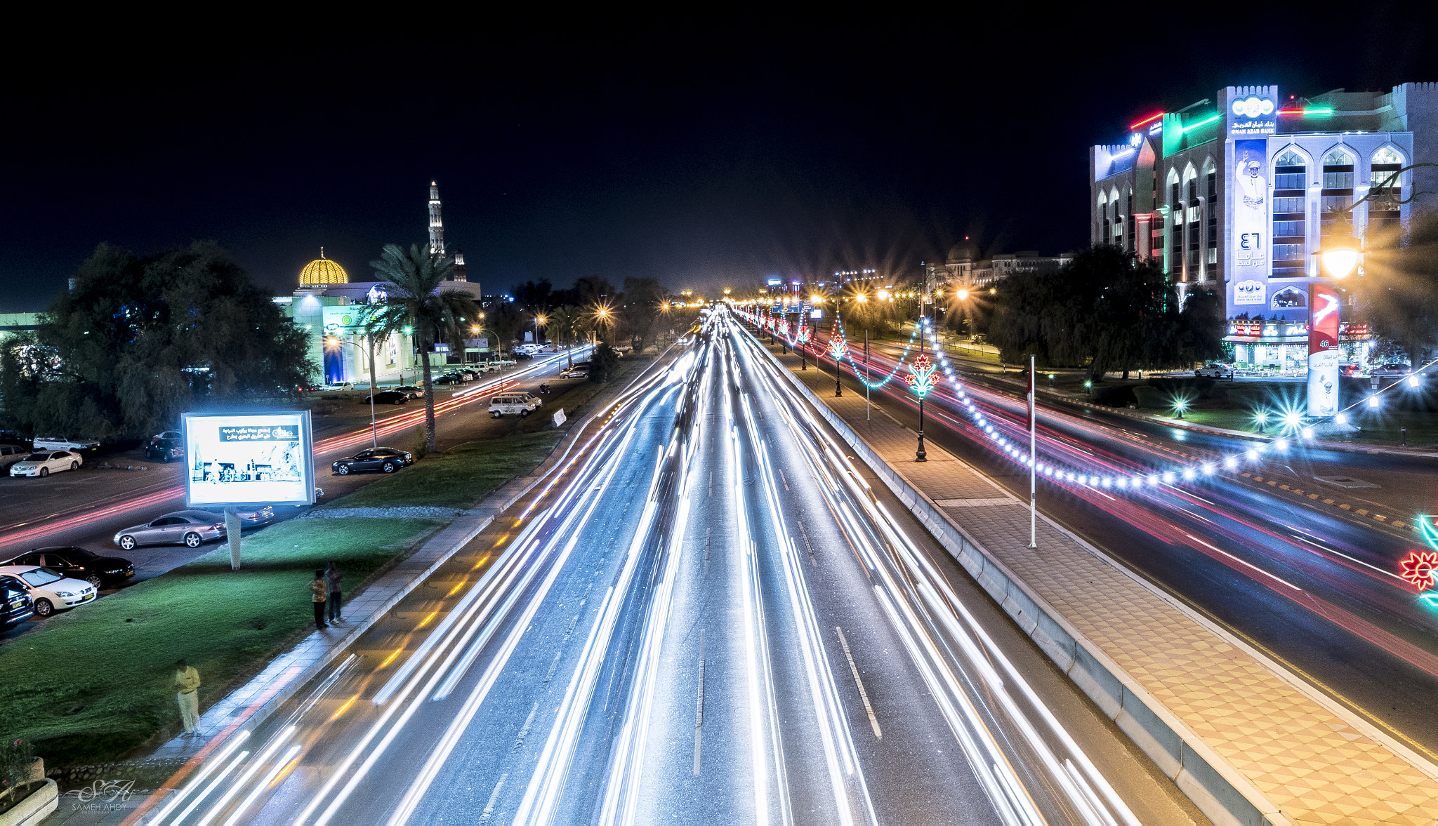 Sigma 8-16mm F4.5-5.6 DC HSM sample photo. Road light painting 2 photography