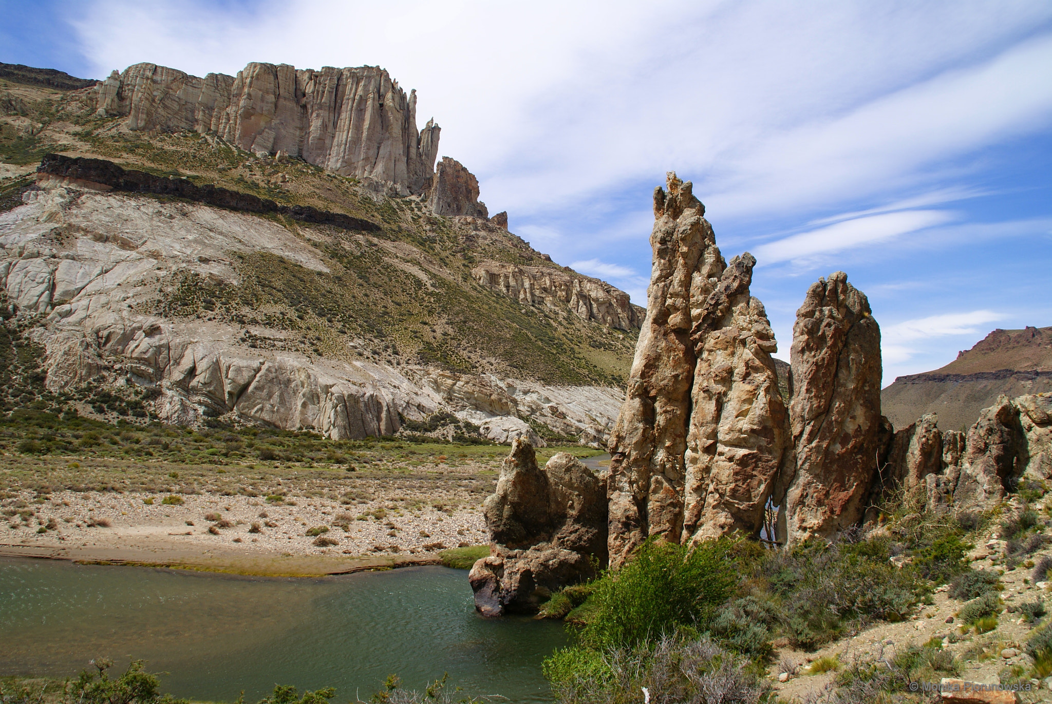 Sony Alpha DSLR-A300 sample photo. Guards of patagonia photography