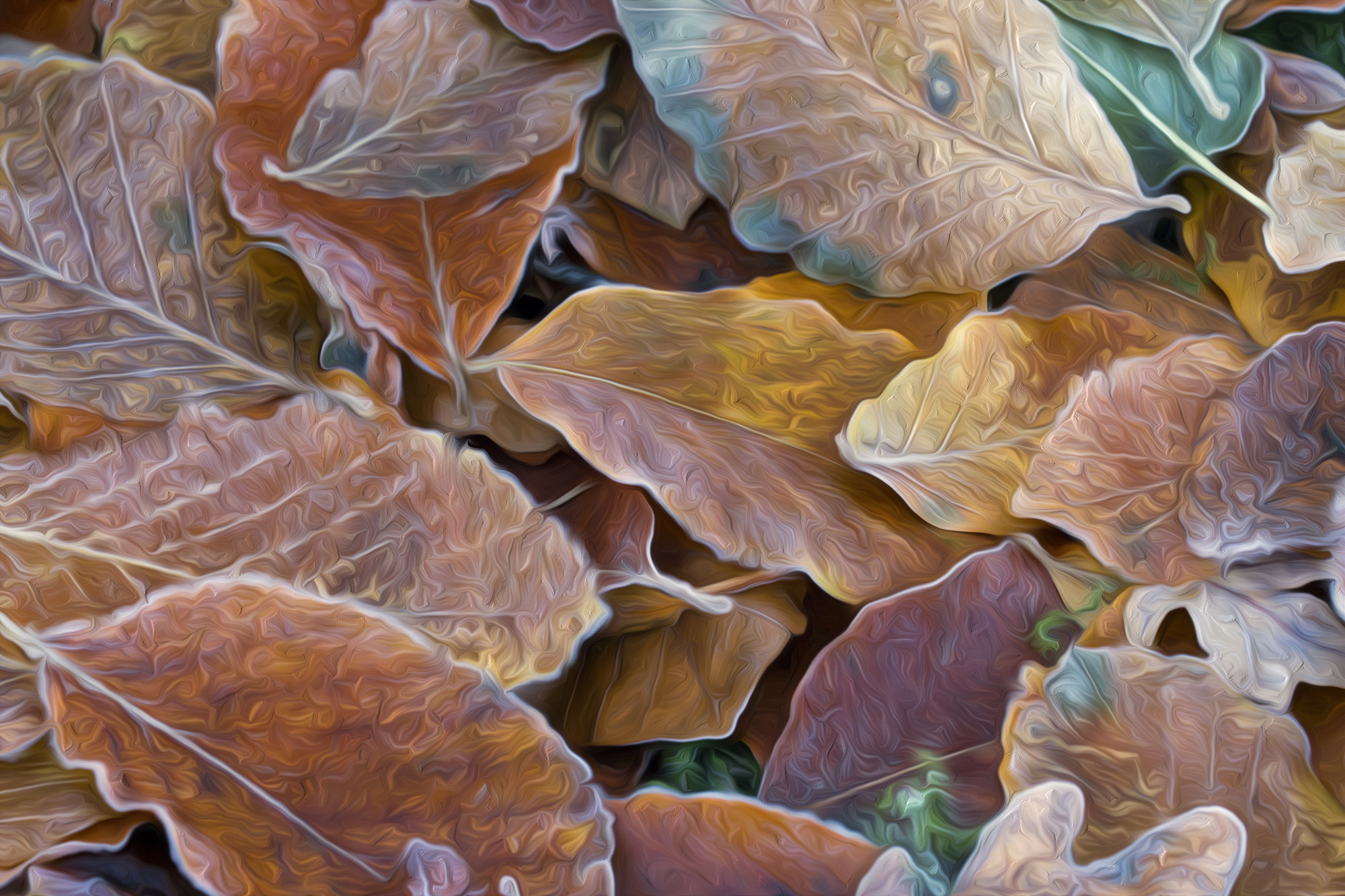 Sigma 150mm f/2.8 EX DG OS HSM APO Macro sample photo. Frozen leaves photography