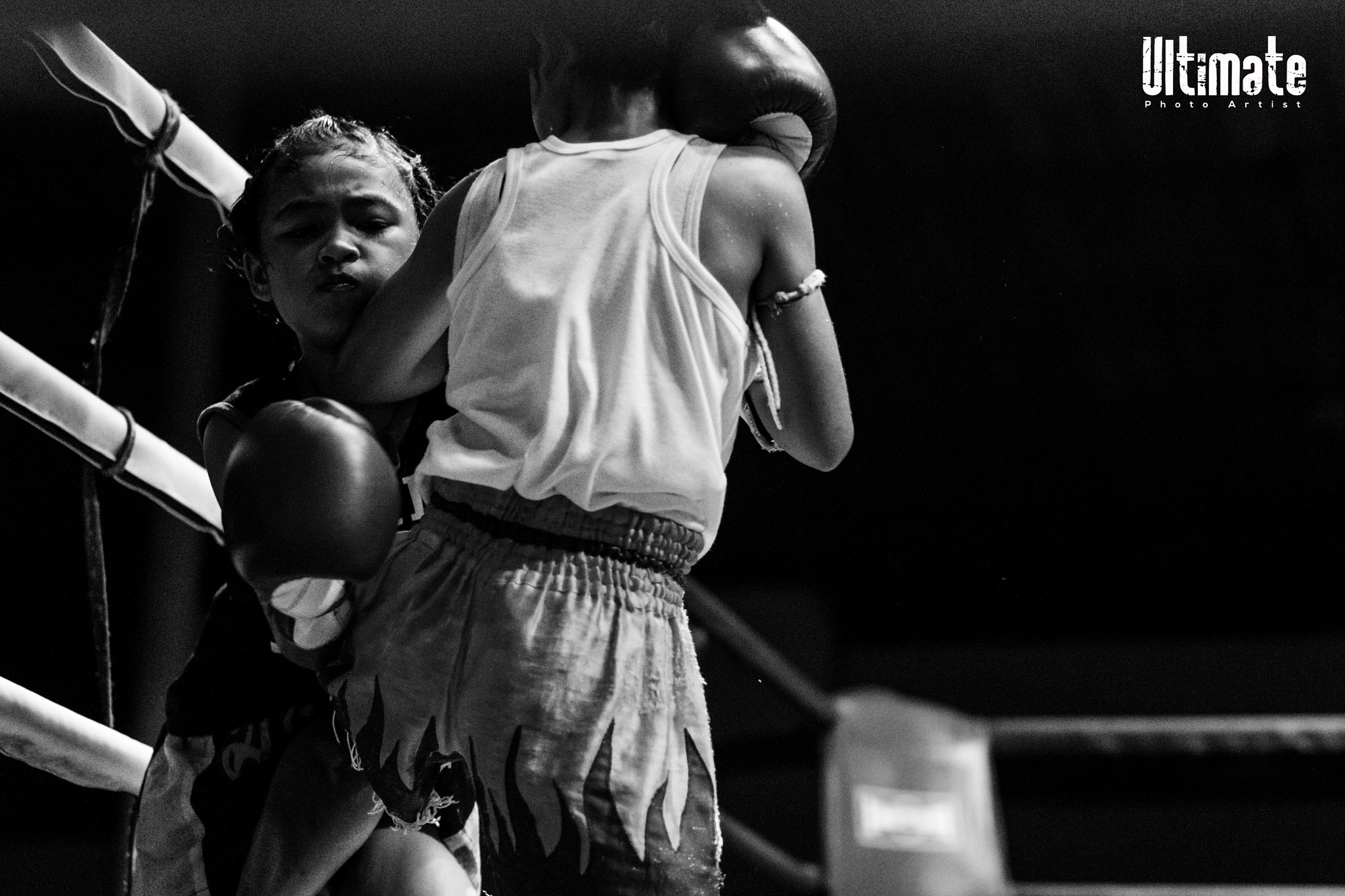 Canon EOS 7D sample photo. Junior thai boxers photography