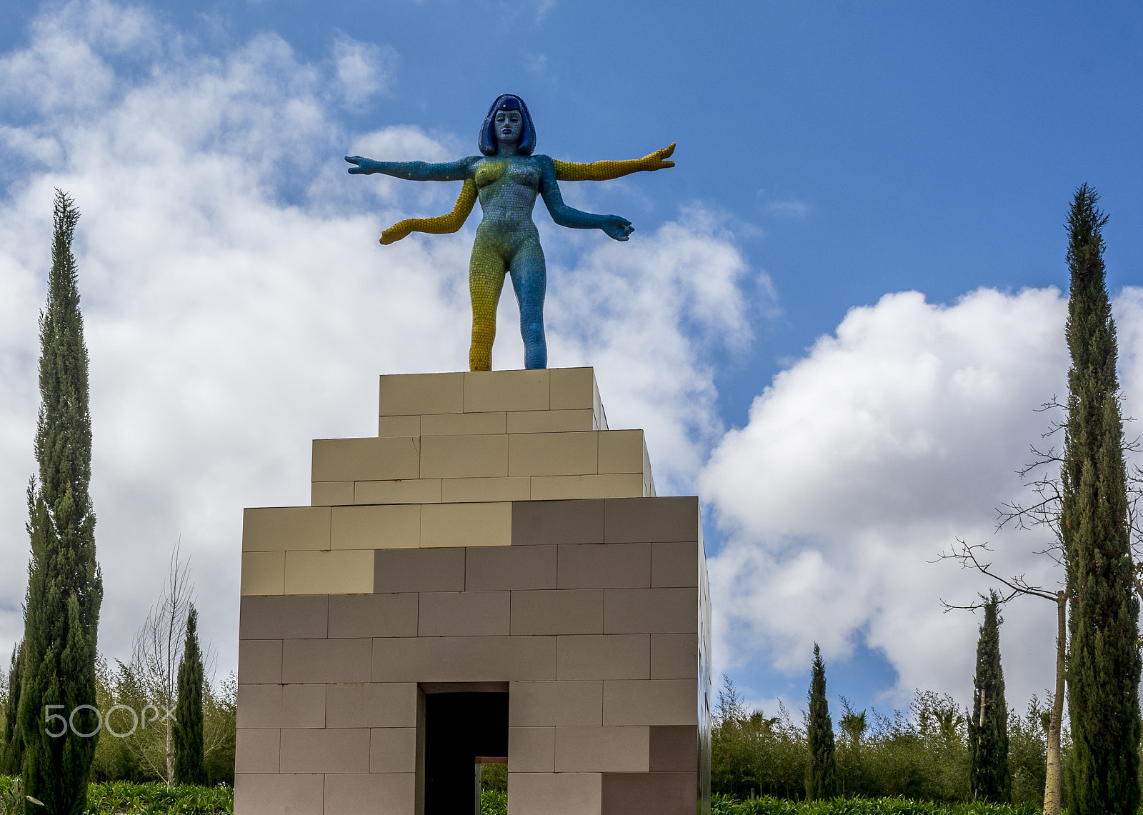 Nikon D7100 sample photo. Wonderful architecture at a buddha park, portugal photography