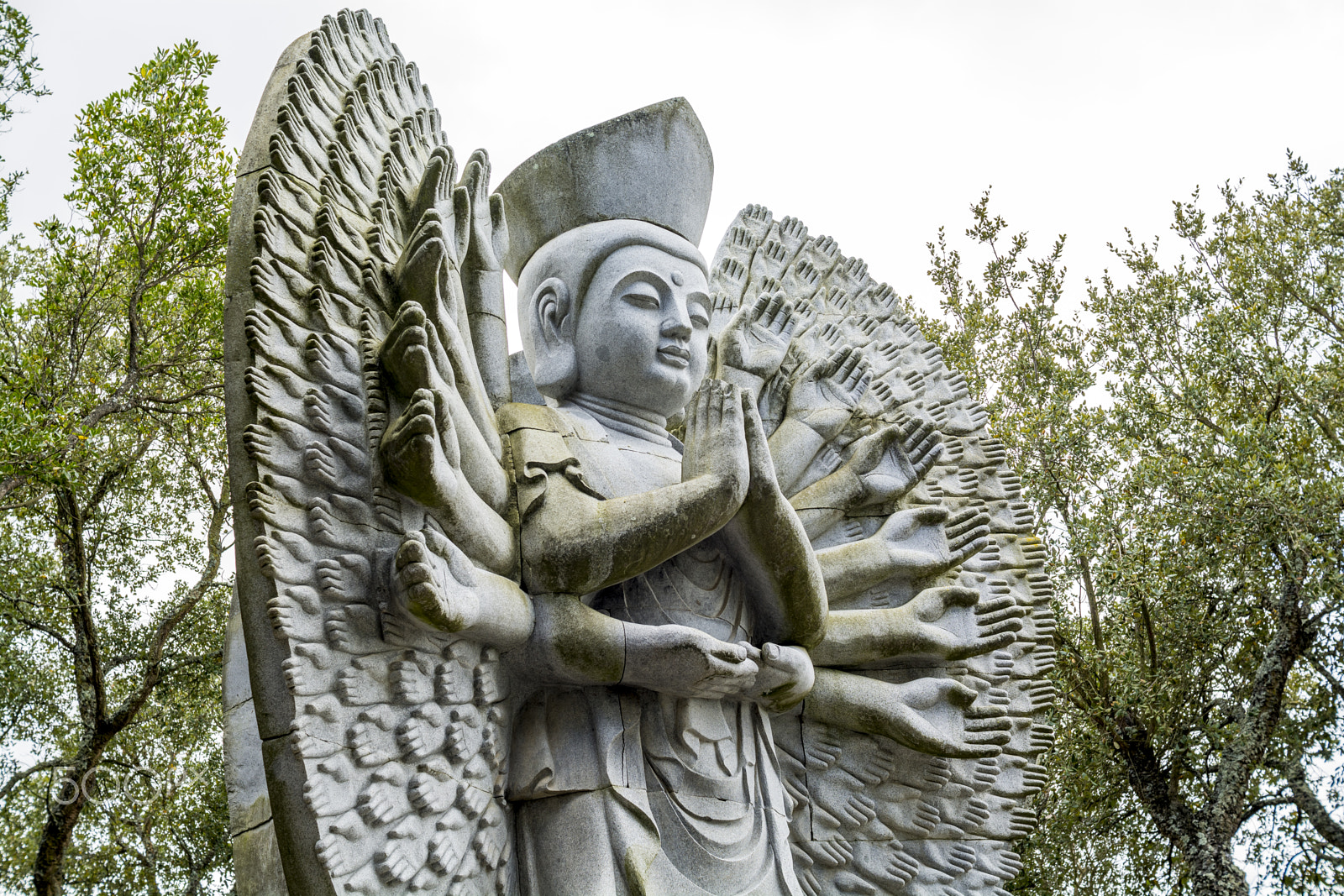 Nikon D7100 sample photo. Wonderful architecture at a buddha park, portugal photography