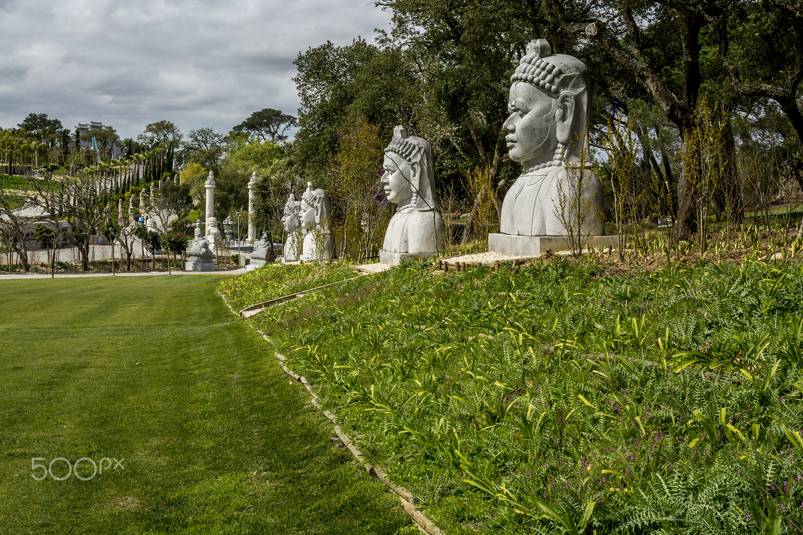 Nikon D7100 sample photo. Wonderful architecture at a buddha park, portugal photography