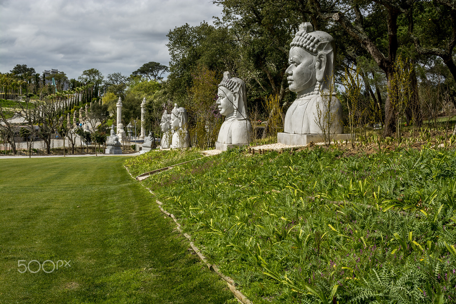 Nikon D7100 + Sigma 30mm F1.4 EX DC HSM sample photo. Wonderful architecture at a buddha park, portugal photography