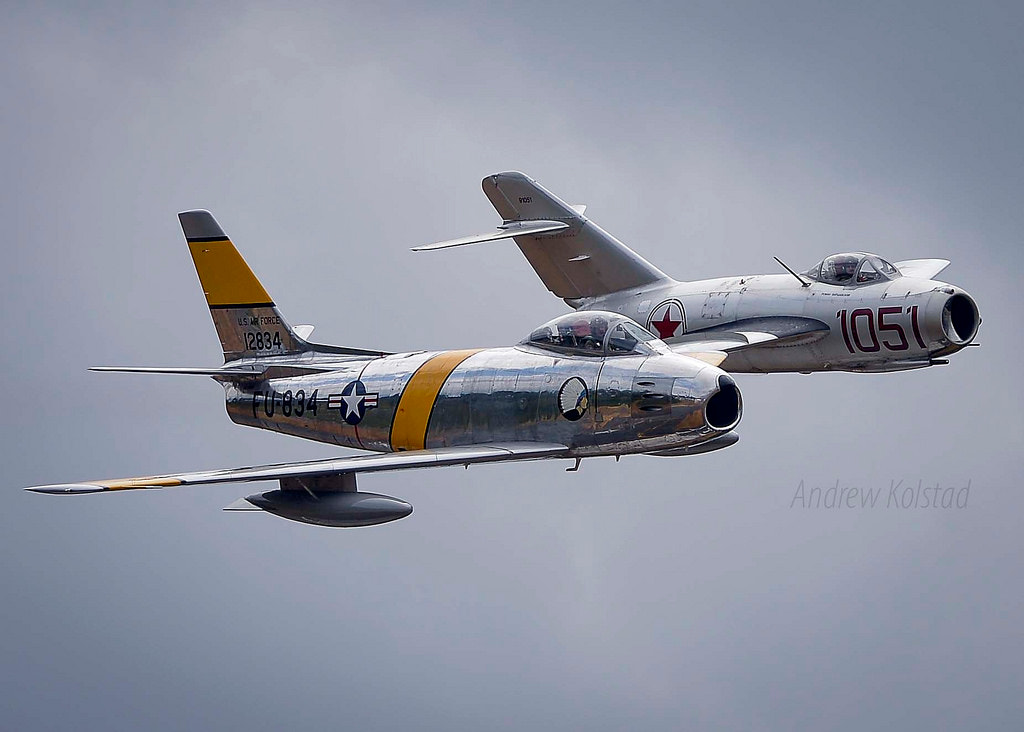 MiG-15 and F-86 Korean War Adversaries