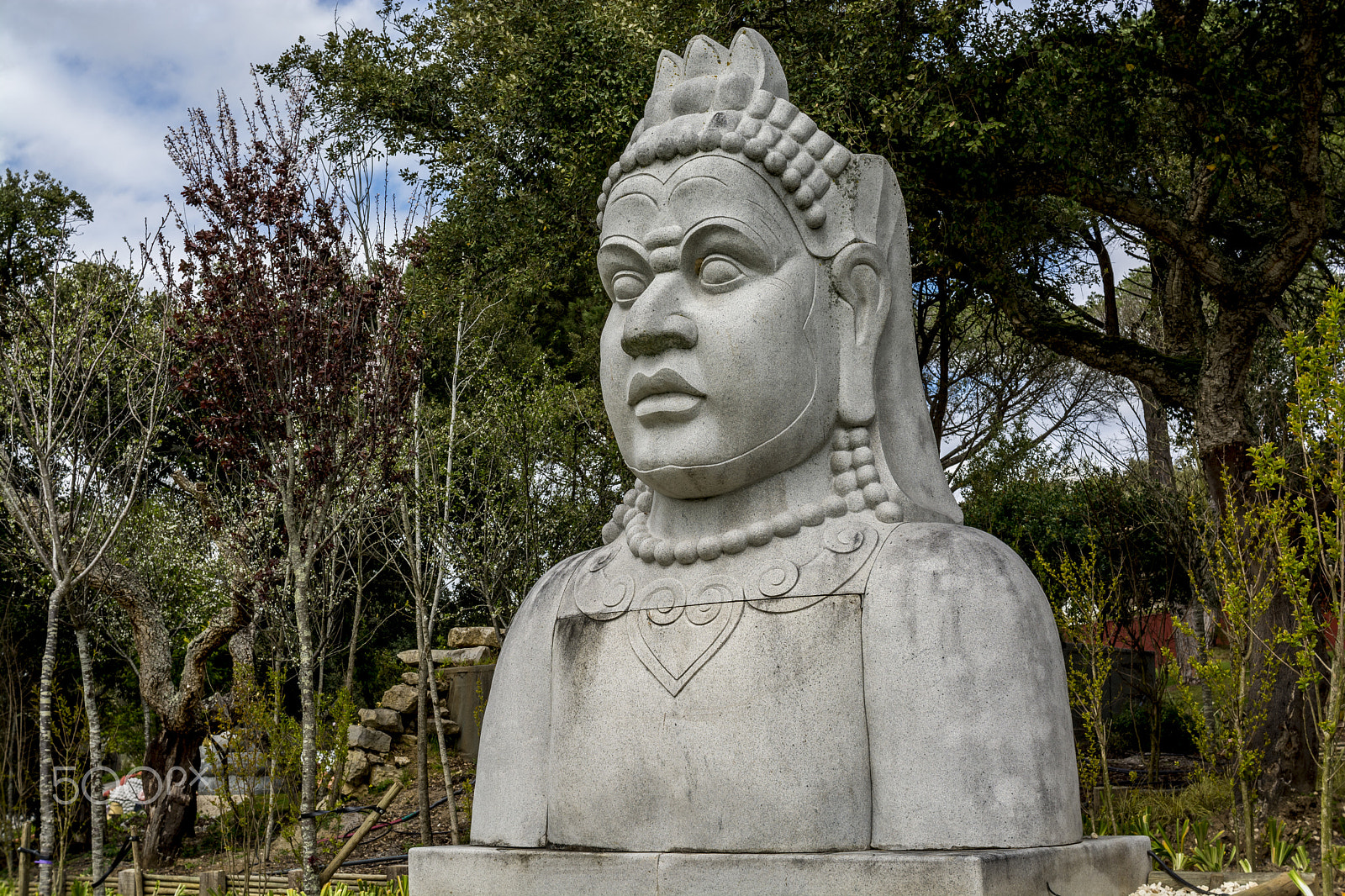 Nikon D7100 sample photo. Wonderful architecture at a buddha park, portugal photography