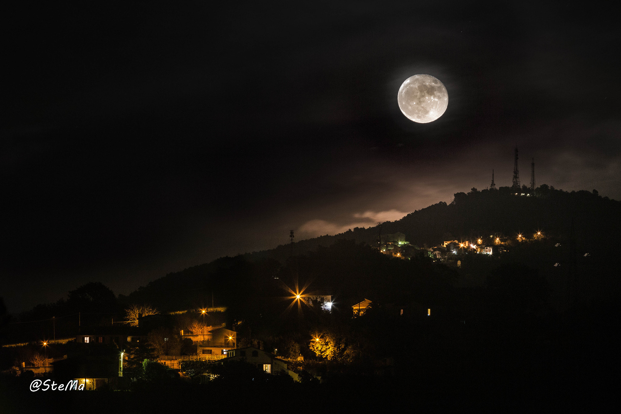 Canon EF 70-200mm F2.8L USM sample photo. L'alba lunare photography
