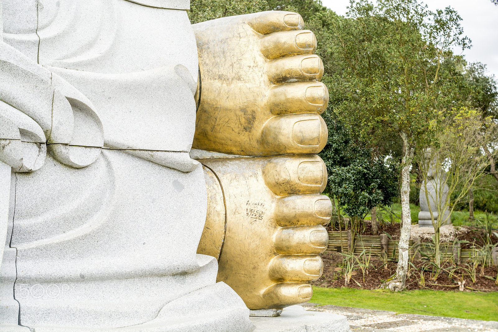 Nikon D7100 + Sigma 30mm F1.4 EX DC HSM sample photo. Wonderful architecture at a buddha park, portugal photography