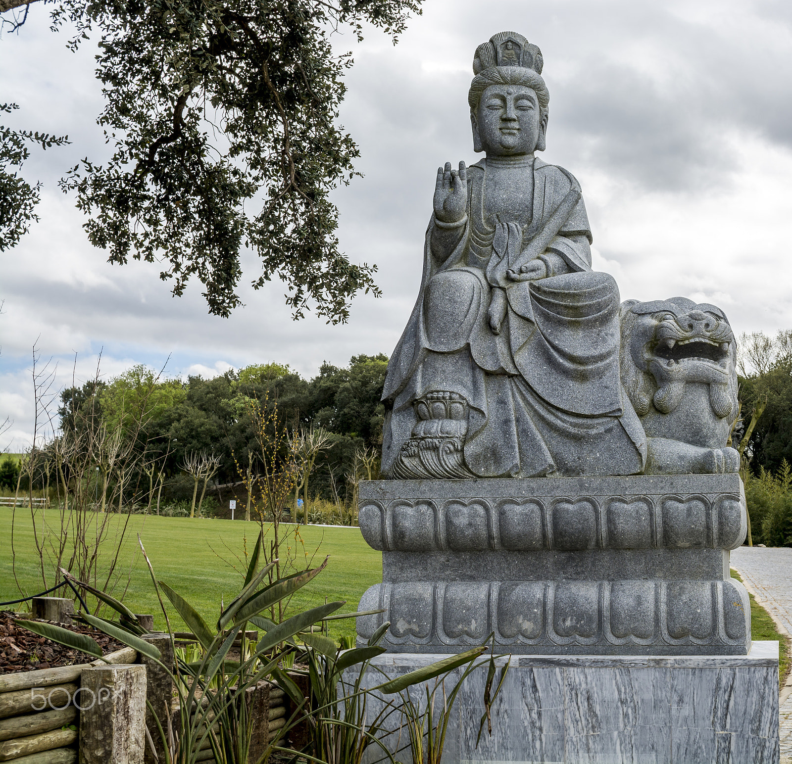 Nikon D7100 sample photo. Wonderful architecture at a buddha park, portugal photography