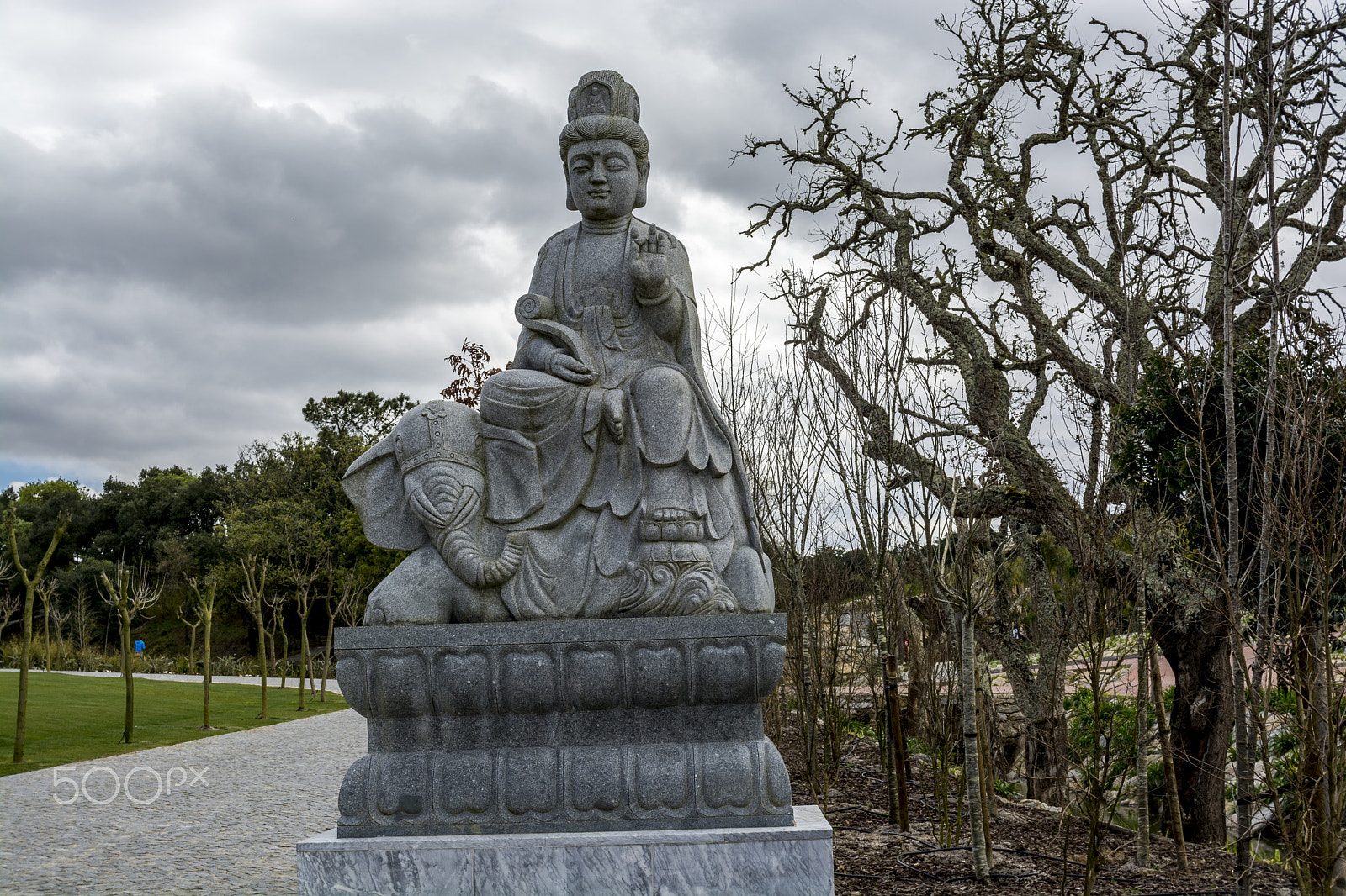 Nikon D7100 sample photo. Wonderful architecture at a buddha park, portugal photography