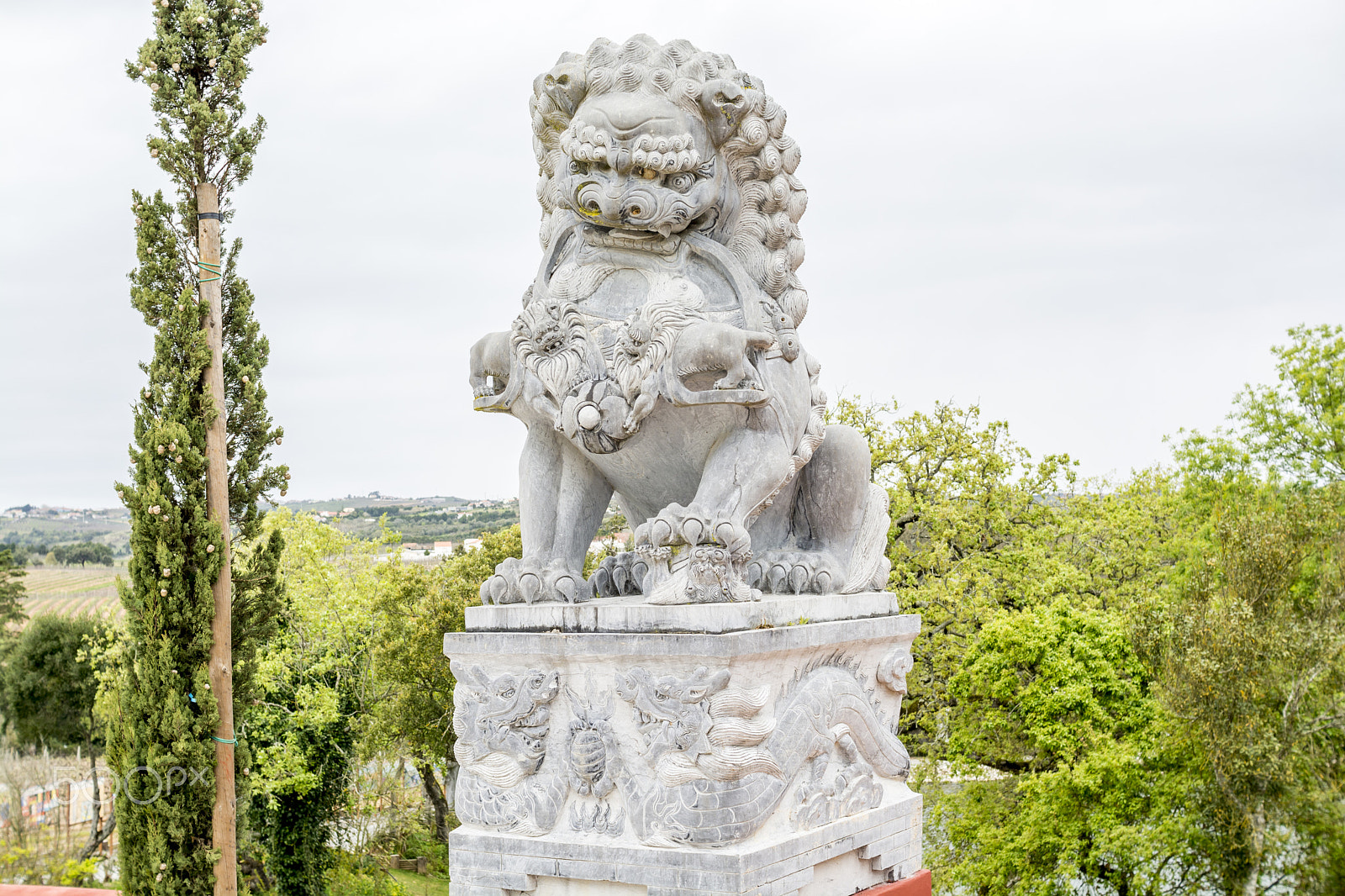 Nikon D7100 sample photo. Wonderful architecture at a buddha park, portugal photography