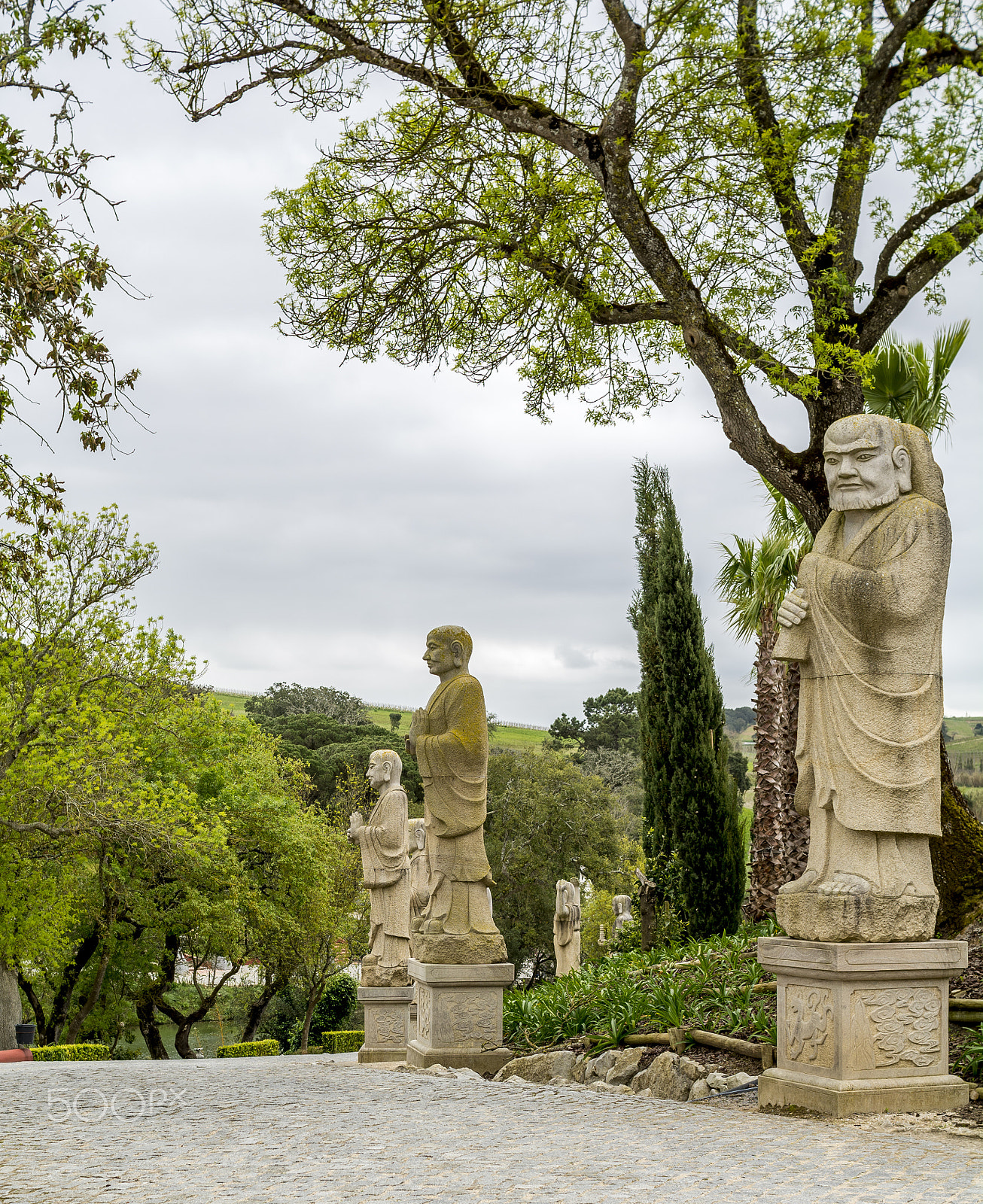 Nikon D7100 sample photo. Wonderful architecture at a buddha park, portugal photography