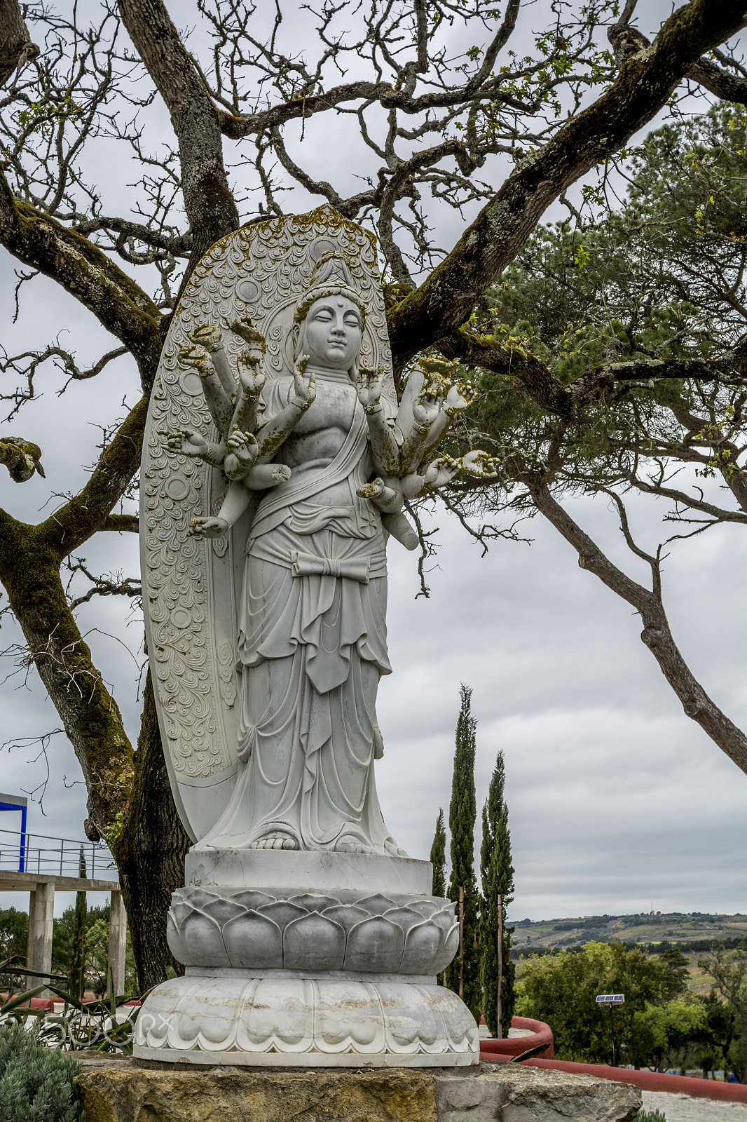 Nikon D7100 sample photo. Wonderful architecture at a buddha park, portugal photography