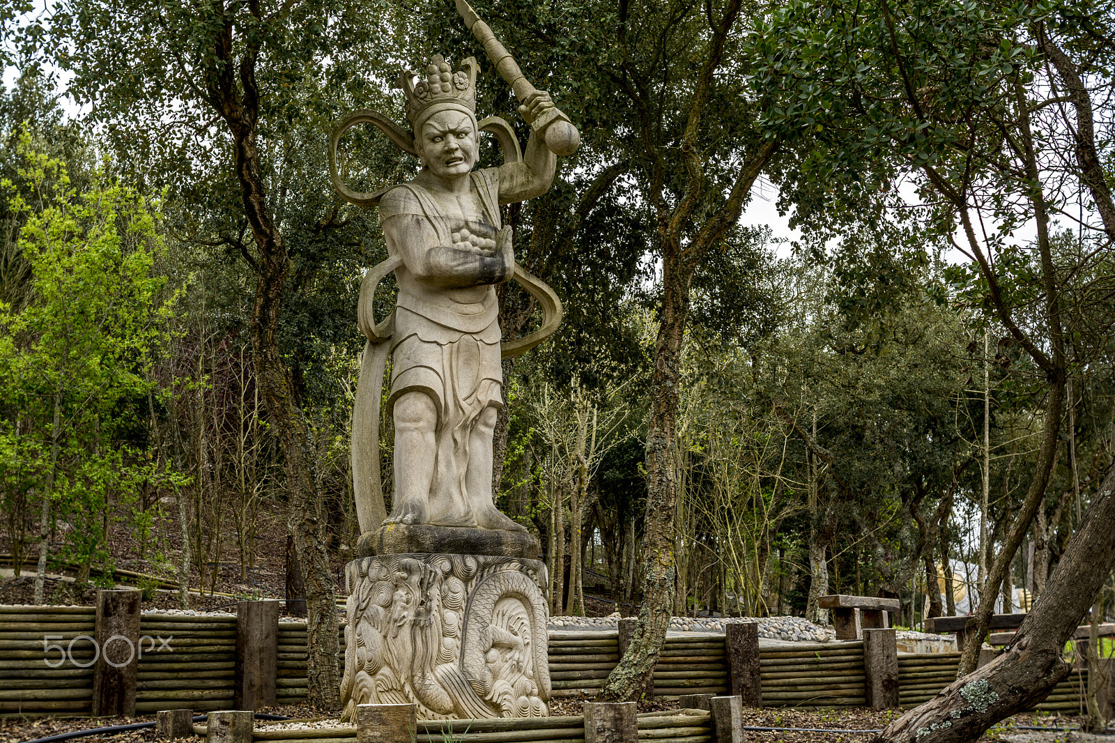 Nikon D7100 + Sigma 30mm F1.4 EX DC HSM sample photo. Wonderful architecture at a buddha park, portugal photography
