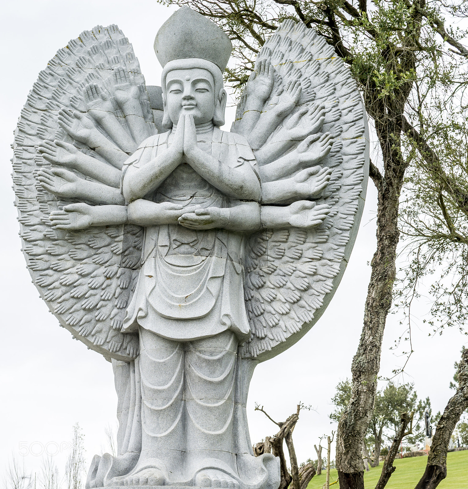 Nikon D7100 sample photo. Wonderful architecture at a buddha park, portugal photography