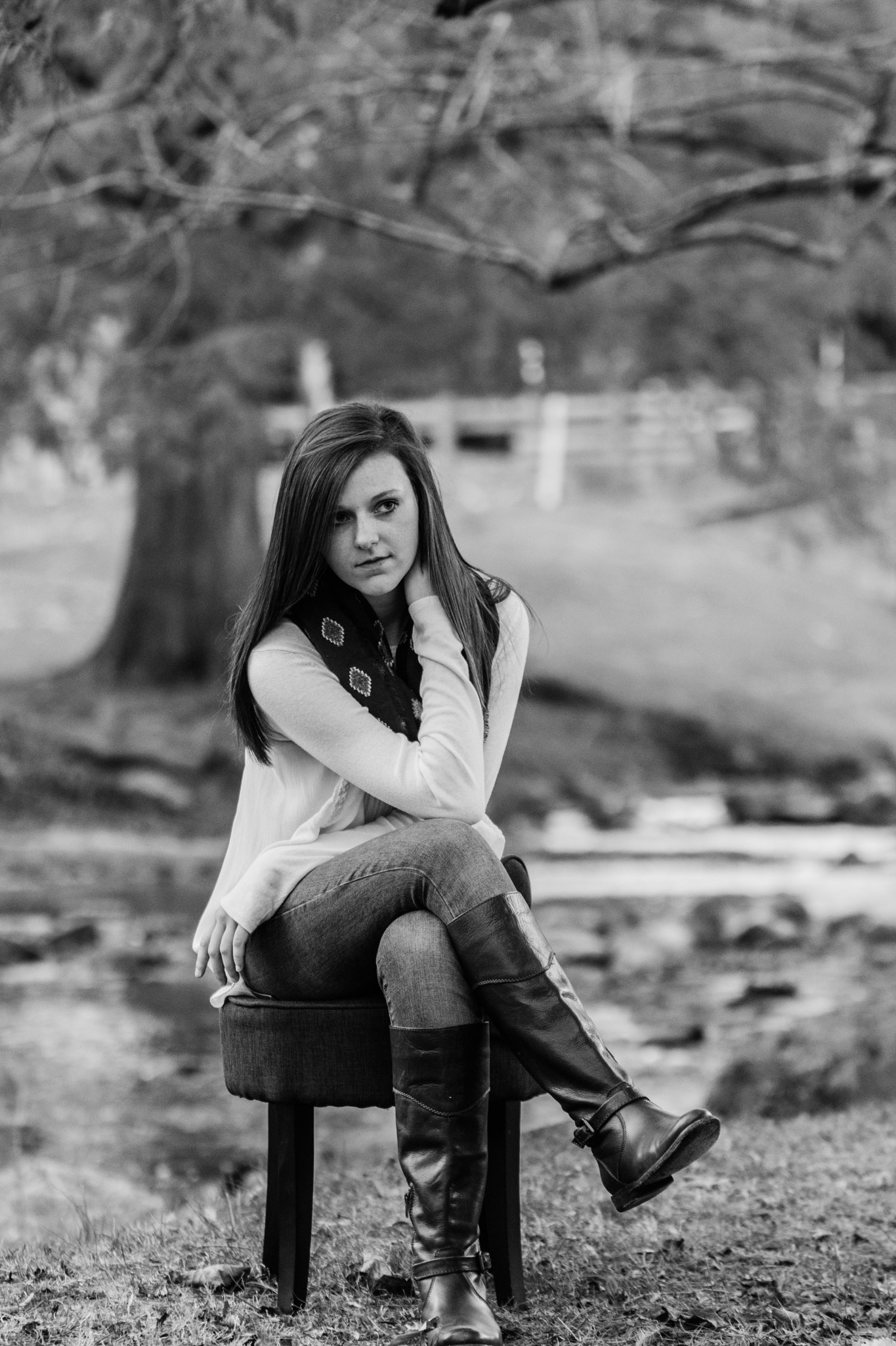 Sigma 70-200mm F2.8 EX DG OS HSM sample photo. Emily senior pics photography