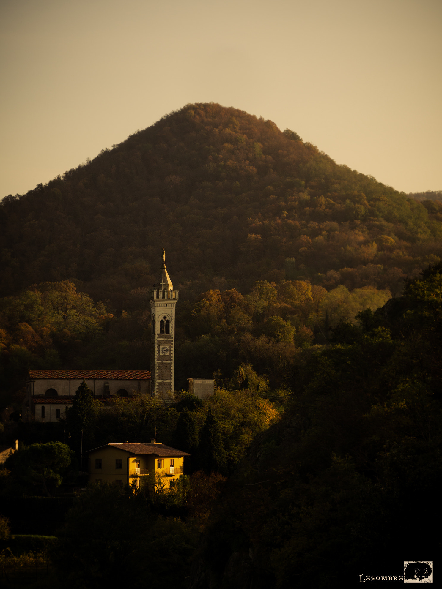 Olympus OM-D E-M10 sample photo. Castelnuovo churc view froma pendice mount photography