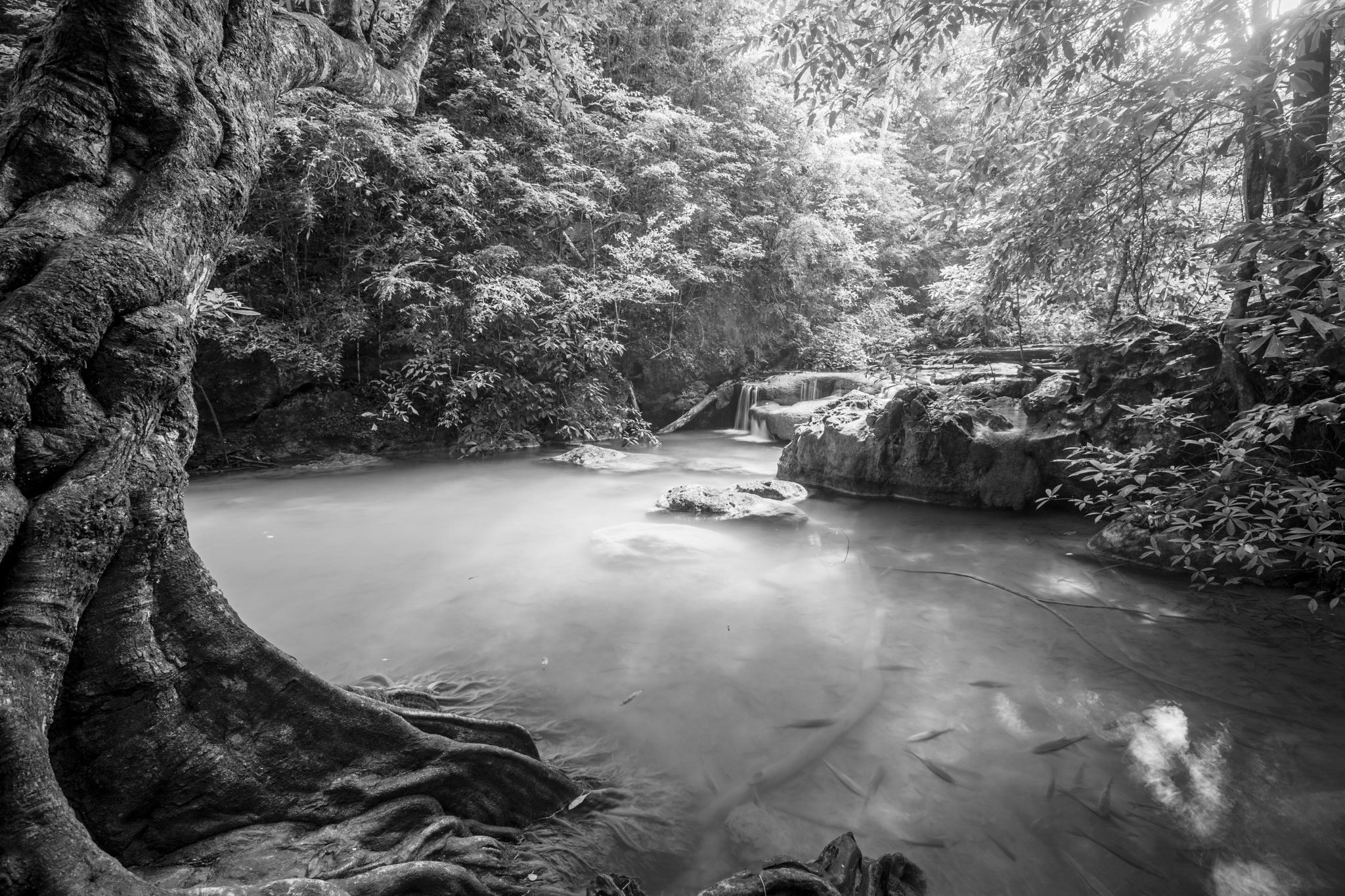Sony a99 II sample photo. Waterfall in erawan national park , kanchanaburi , thailand photography