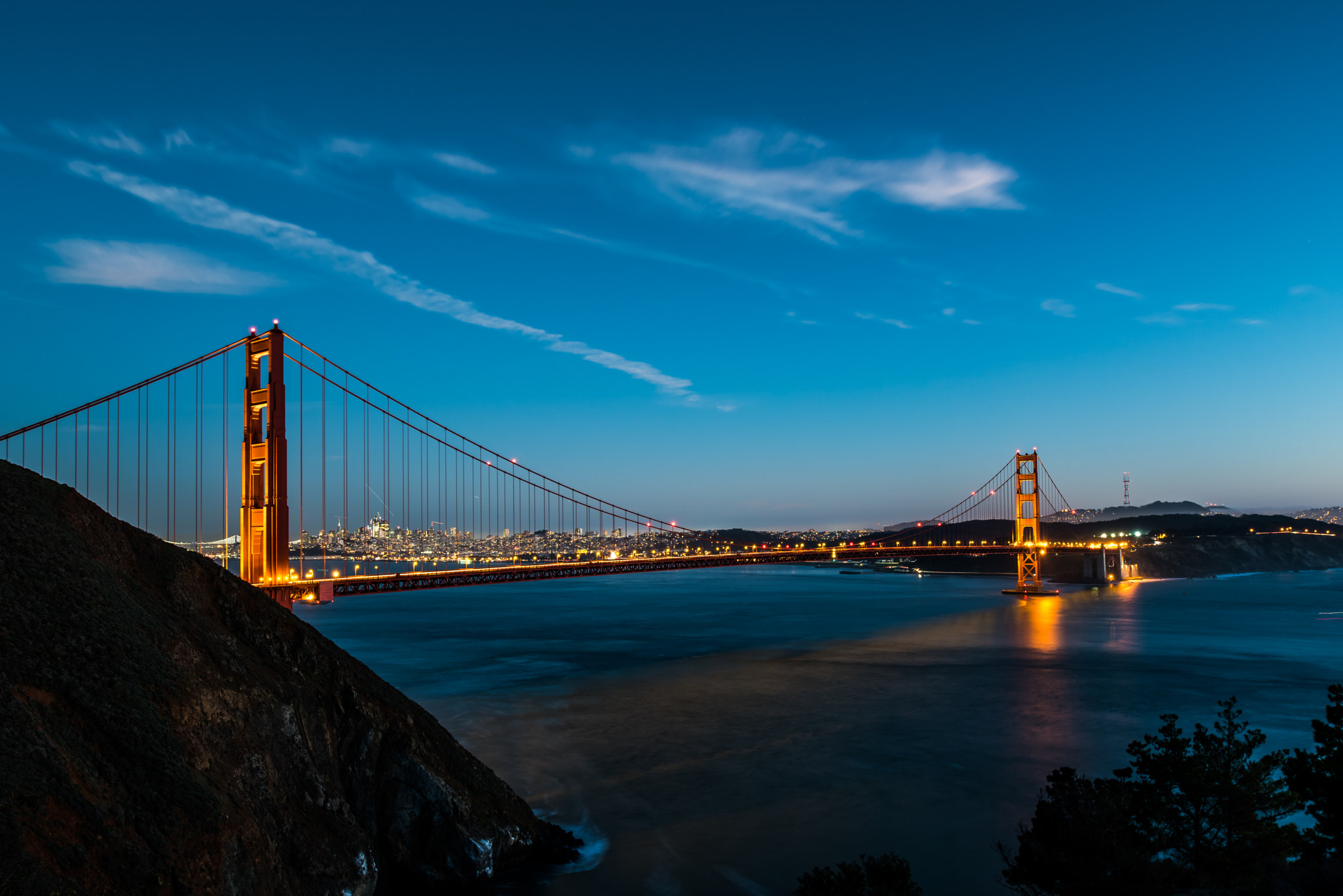Nikon D810 + Nikon PC-E Nikkor 24mm F3.5D ED Tilt-Shift sample photo. Golden gate bridge photography