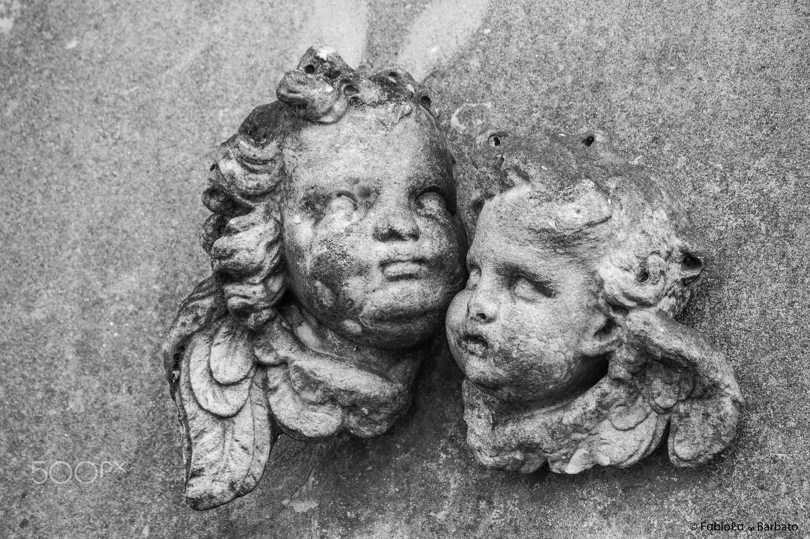 Canon EF-S 55-250mm F4-5.6 IS II sample photo. Little angels on stone photography