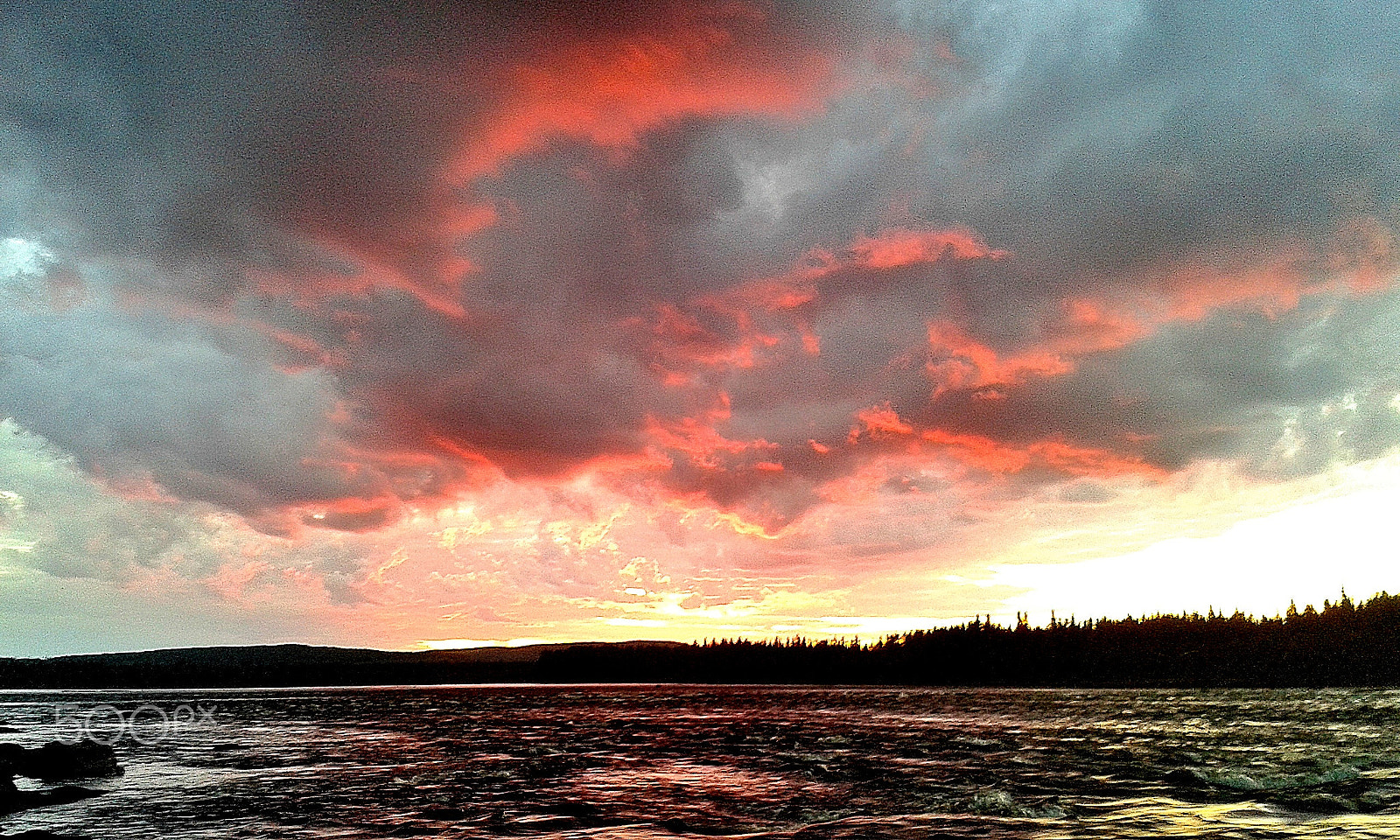 Samsung Galaxy Trend Plus sample photo. Tornio river in lapland. photography
