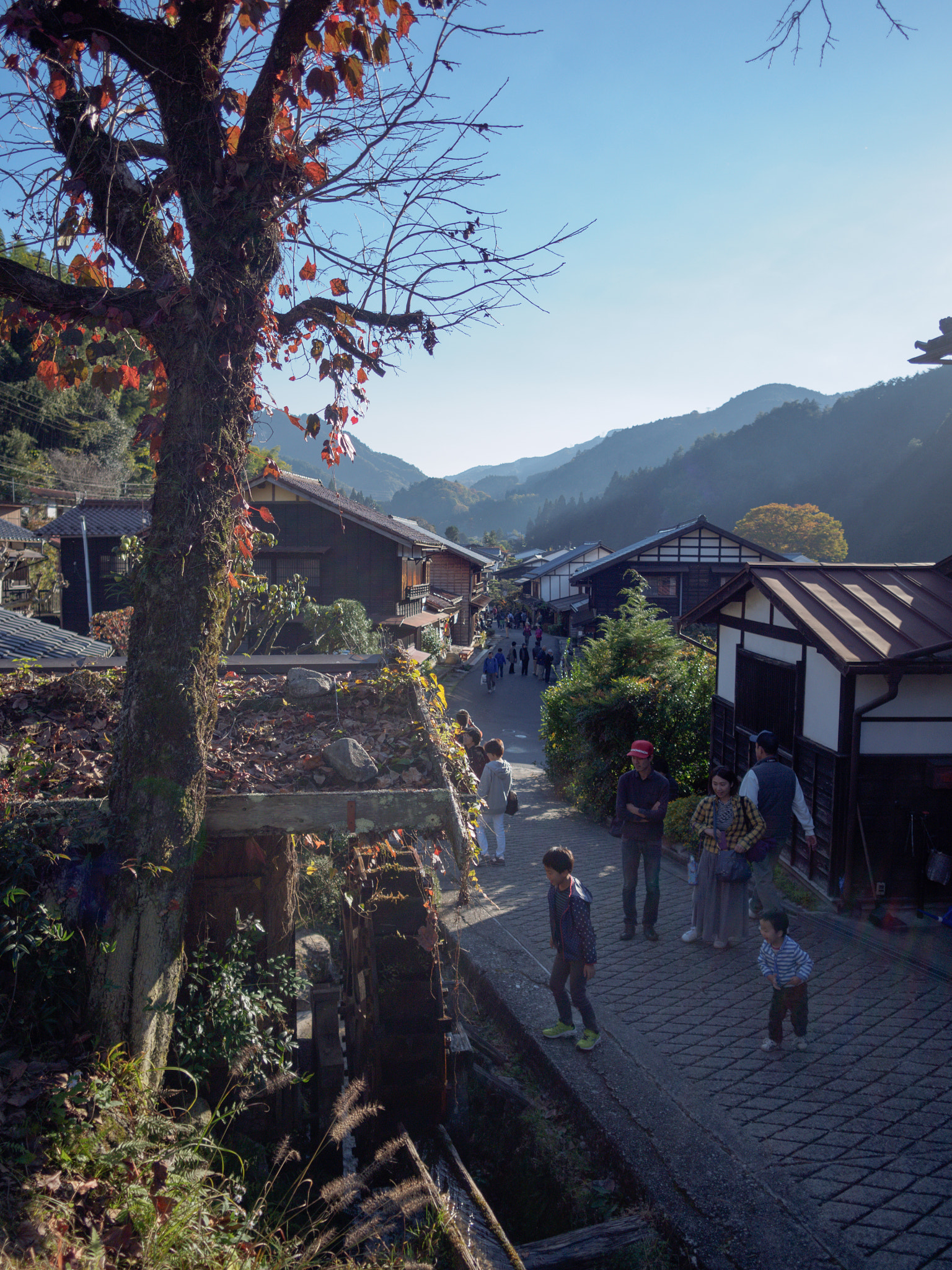 Olympus OM-D E-M10 II + OLYMPUS M.12mm F2.0 sample photo. 妻籠宿の秋 (autumn of tsumagojyuku) photography