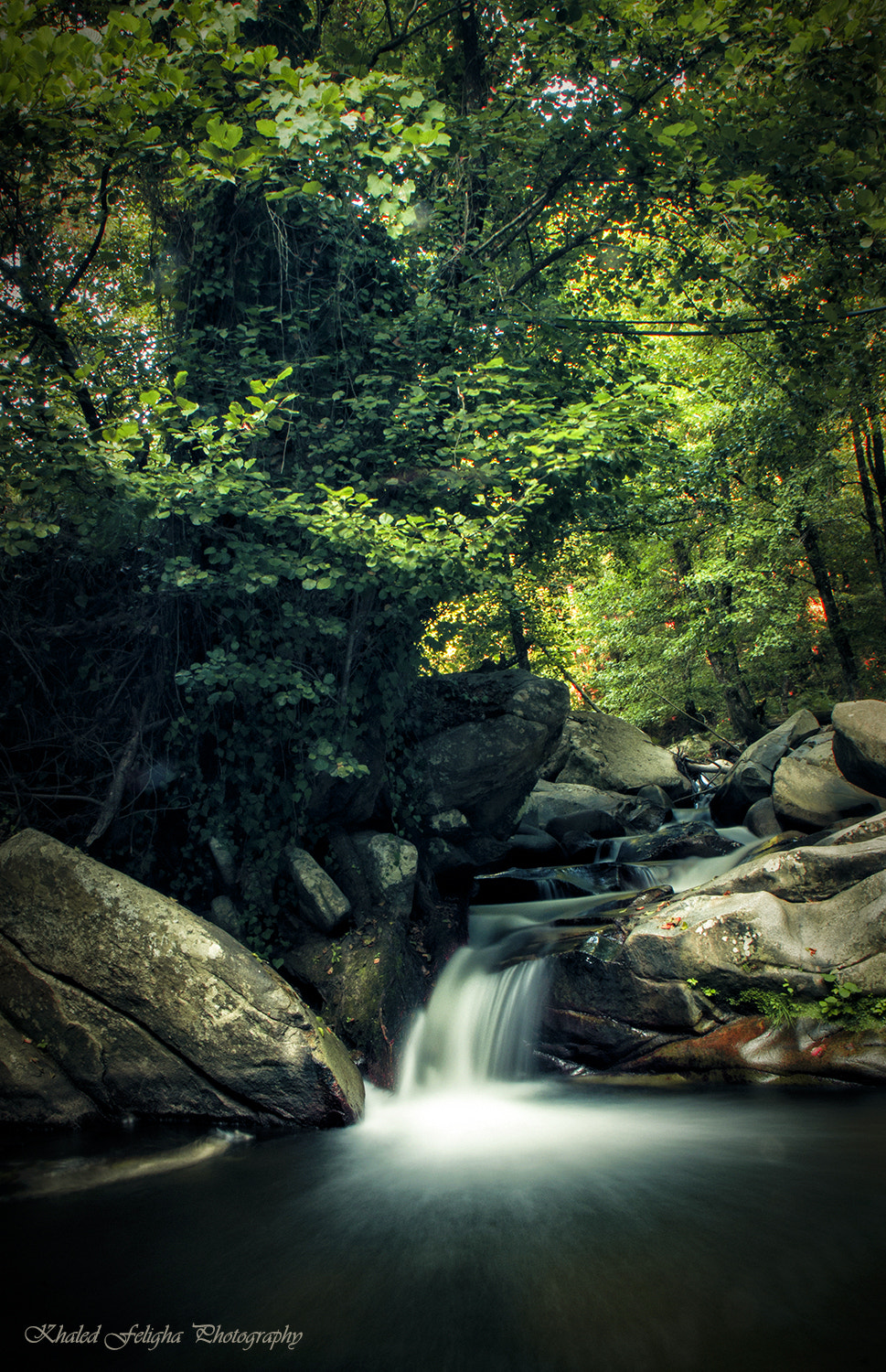 Sigma 18-50mm F2.8-4.5 DC OS HSM sample photo. Small waterfall.. photography