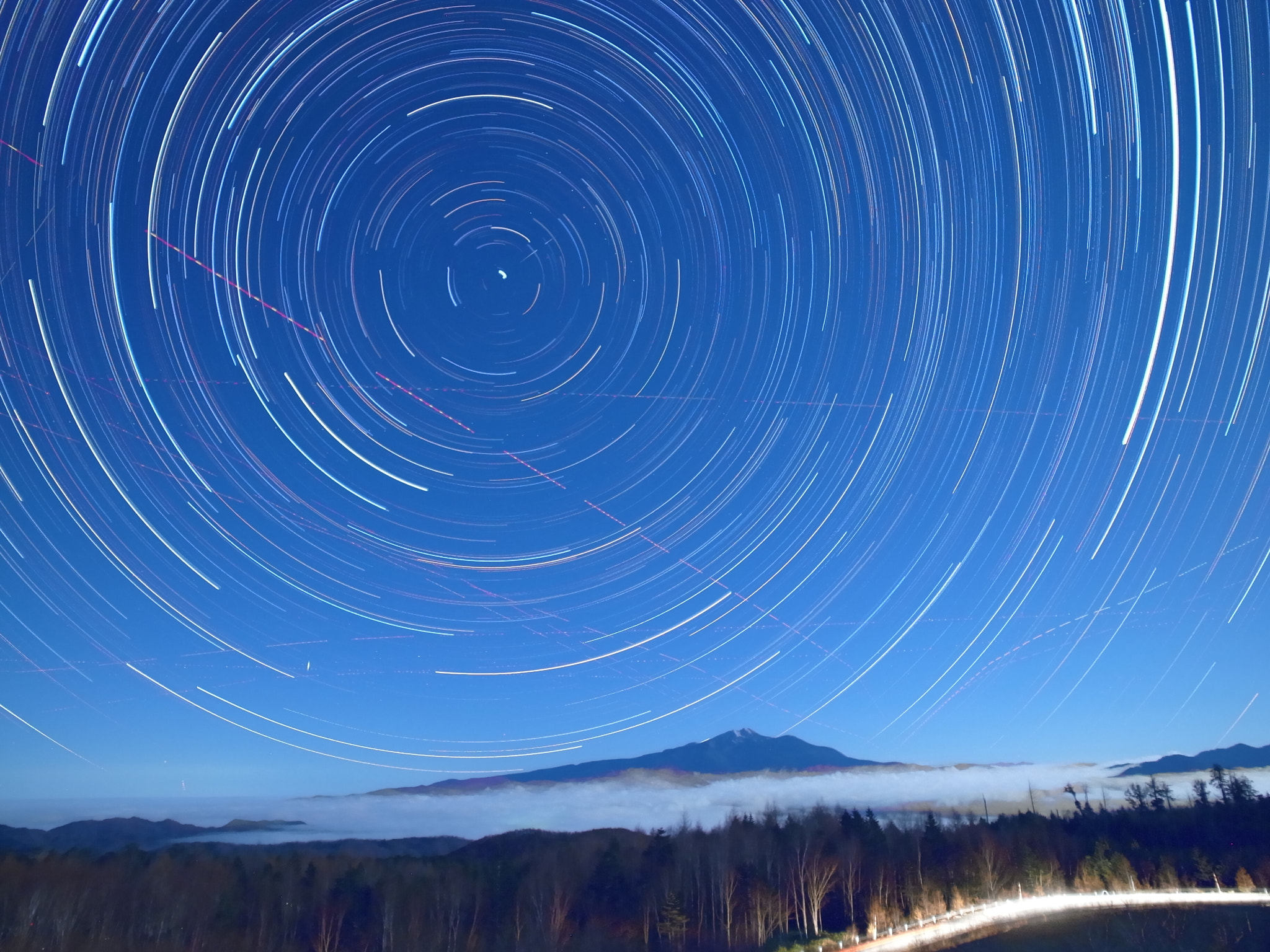 Ricoh GR DIGITAL 4 sample photo. Star trails photography