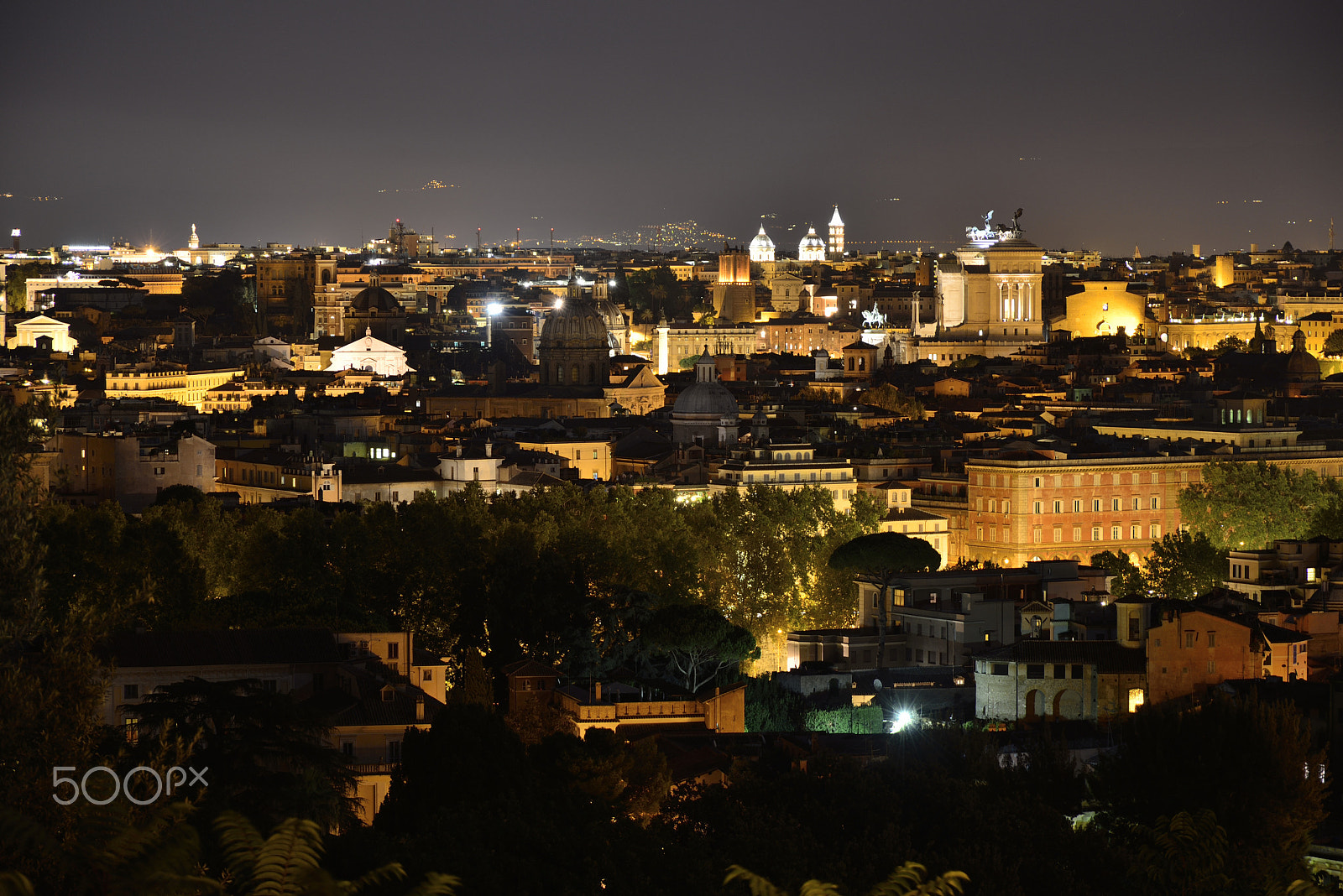 Nikon D800 sample photo. Rome by night photography