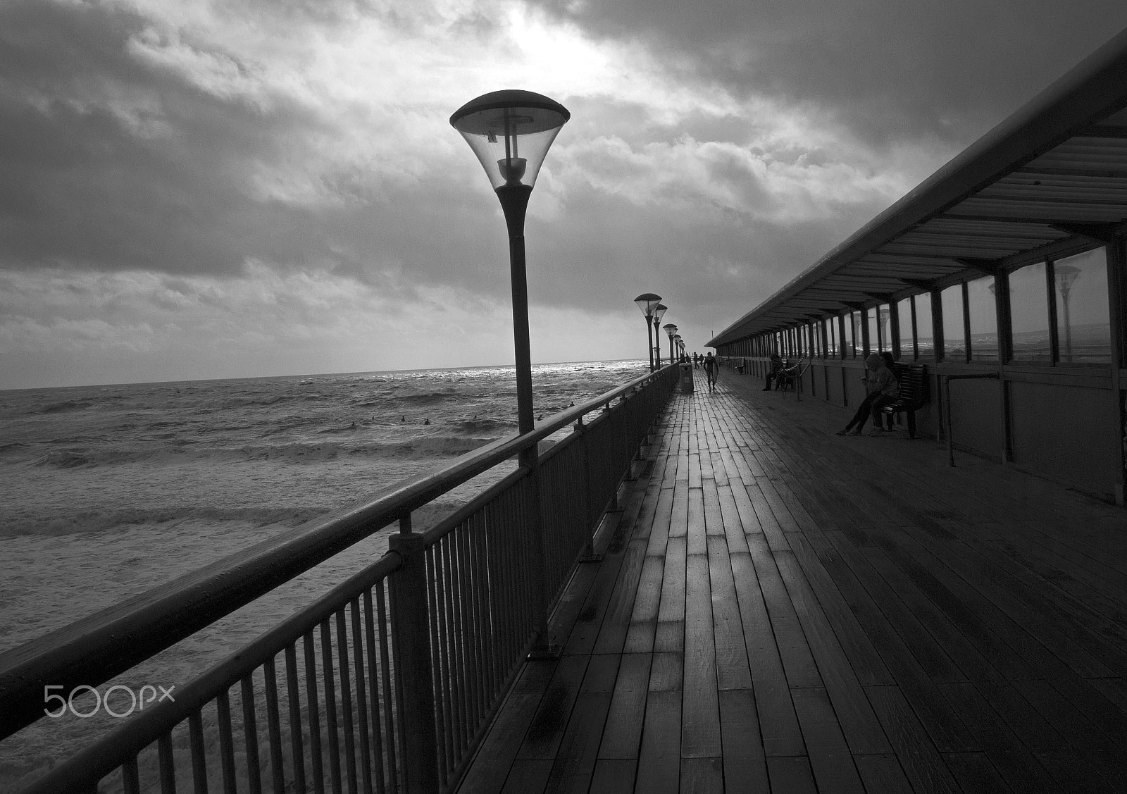 Nikon D300 sample photo. Boscombe pier photography