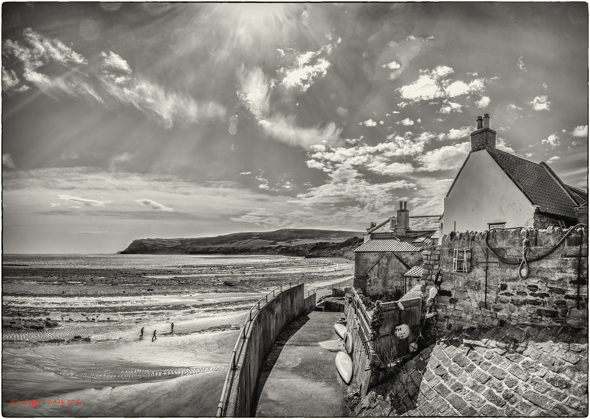 Olympus OM-D E-M5 + OLYMPUS M.12mm F2.0 sample photo. Robin hoods bay photography