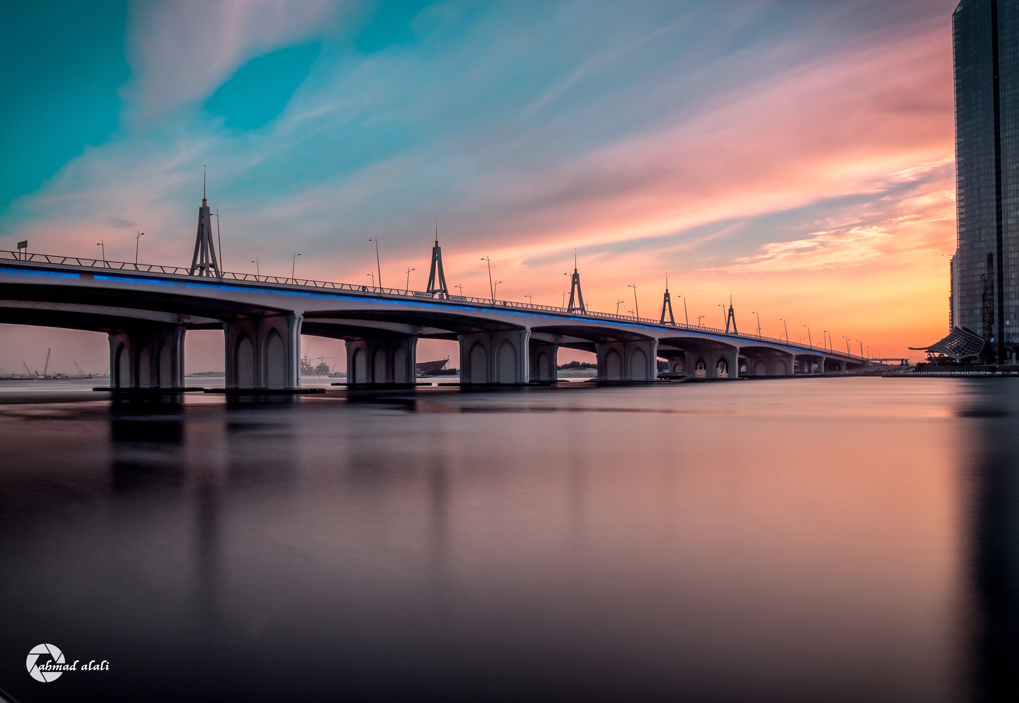 Canon EF 16-35mm F2.8L II USM sample photo. Dubai business bay bridge photography