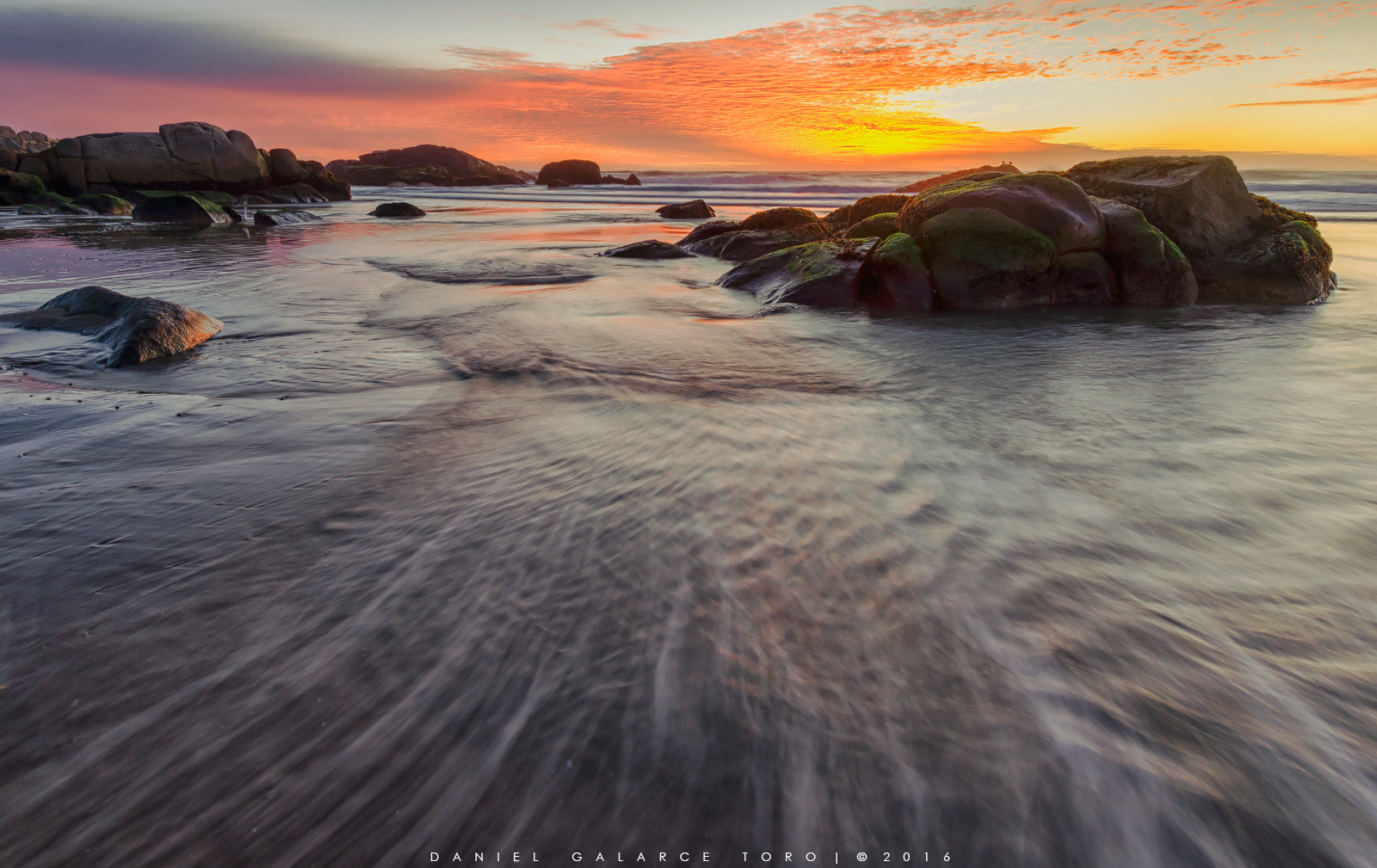 Nikon D5100 sample photo. Sunset at the chilean coast photography