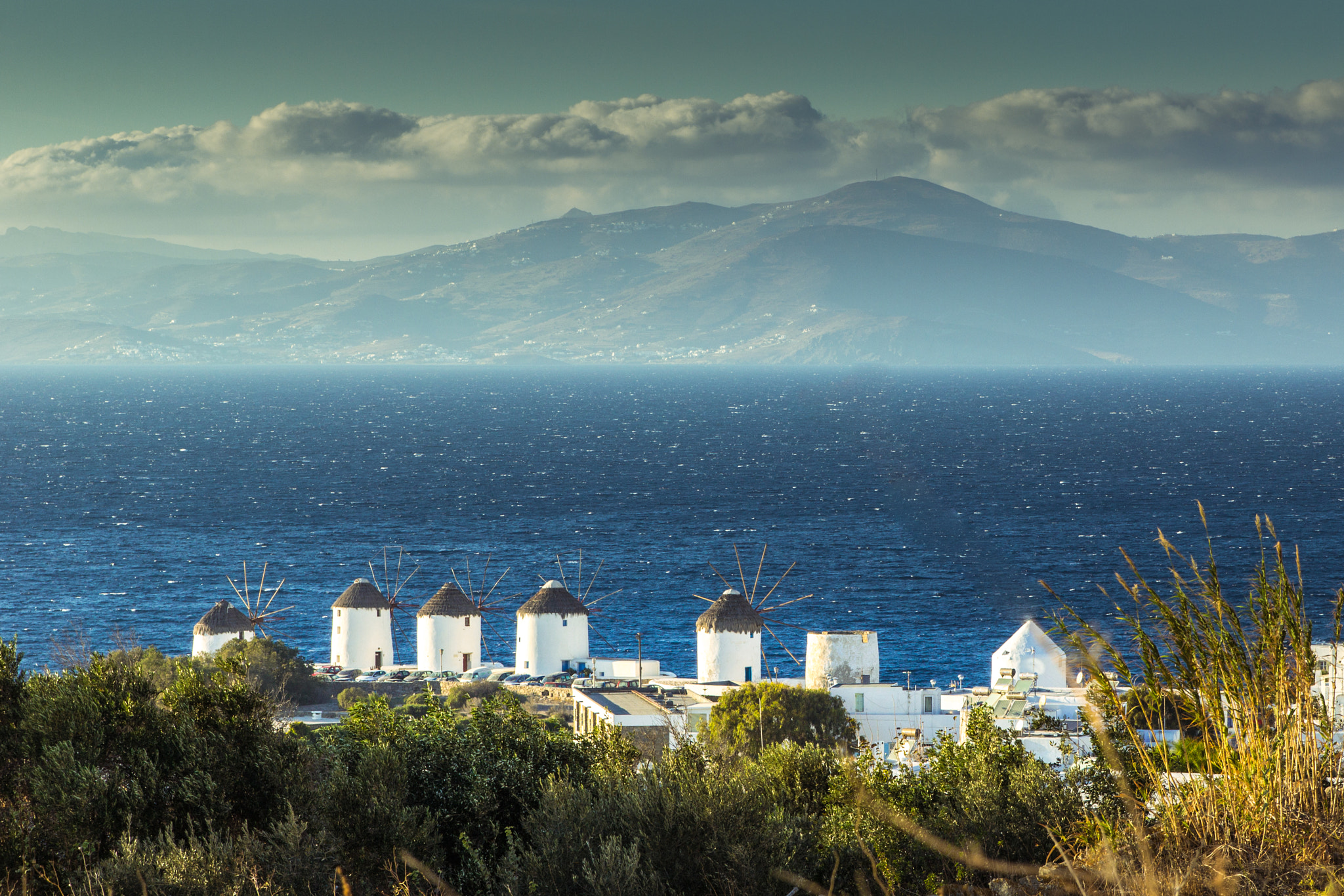 Canon EOS 60D sample photo. Mikonos windmil photography