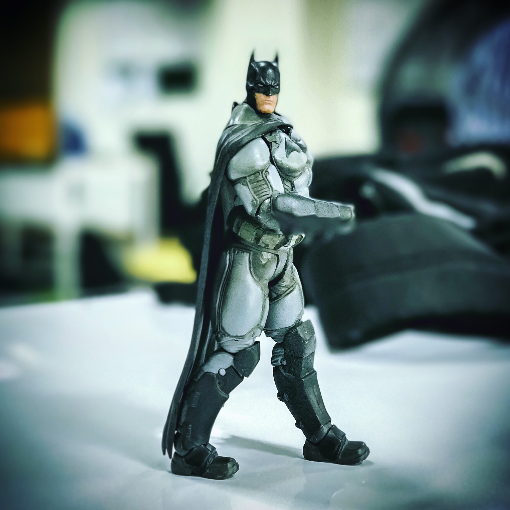 Apple iPhone 7 Plus sample photo. Batman action figure photography