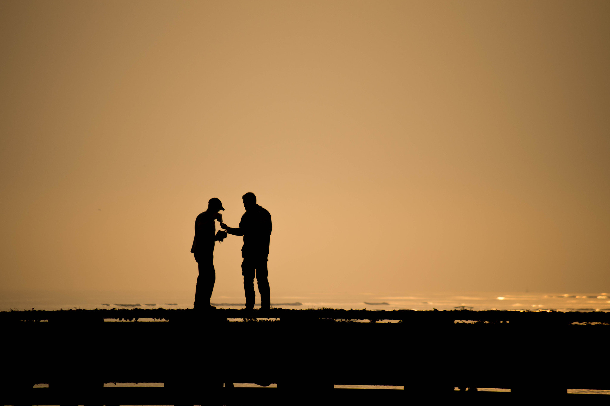 smc Pentax-DA L 50-200mm F4-5.6 ED WR sample photo. Two silhouettes photography