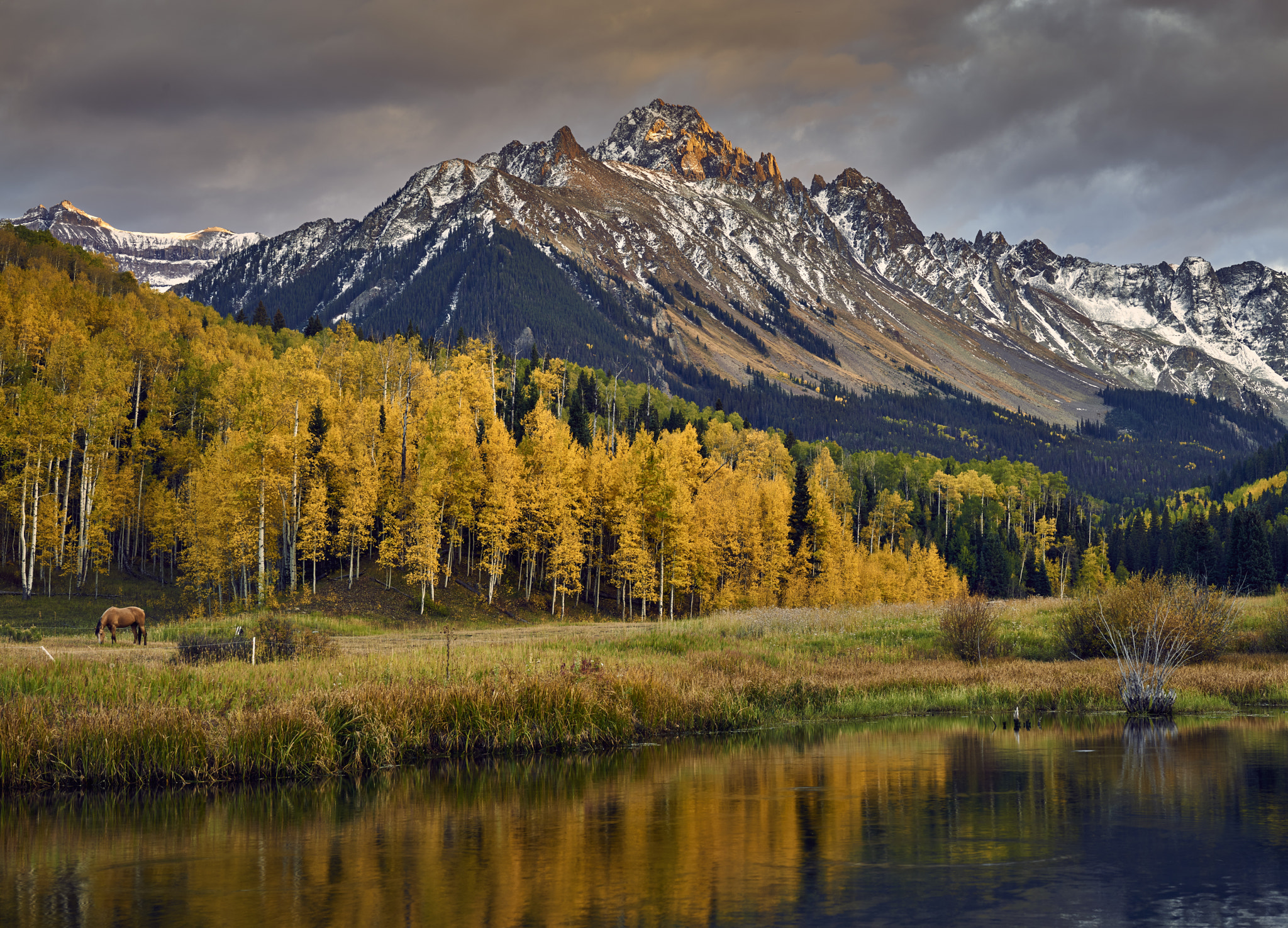 Nikon AF-S Nikkor 24-120mm F4G ED VR sample photo. Sneffels sunset photography